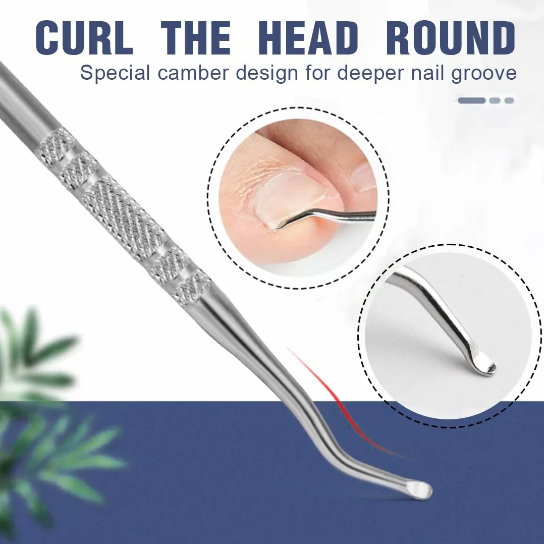 Taglia Cuticole Professionale, Tronchese Per Unghie Spesse Incarnite con Spingi Cuticole,Tronchese Unghie, Tronchesino Tagliaunghie Professinale, per Unghie Spesse e Dure Pedicure e Manicure Strumenti