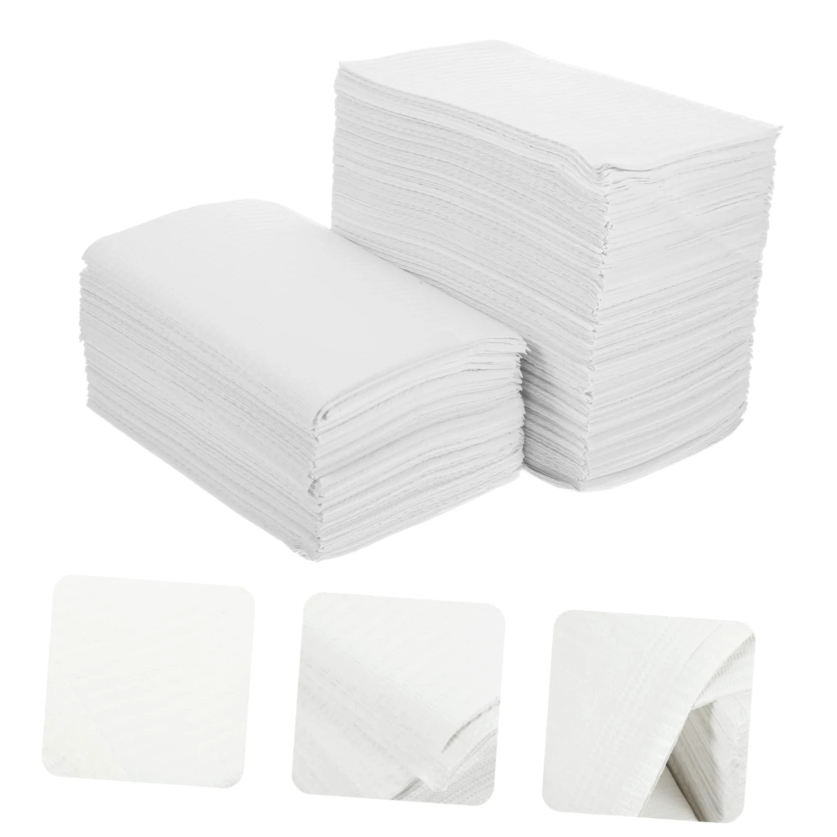 Mikinona Tovaglietta per Manicure Art Usa e Getta, Set da 125 Pezzi, Alta Assorbenza Liquidi, Protezione Tavolo per Saloni e Centri Estetici, Tovaglia Monouso per Unghie Professionale