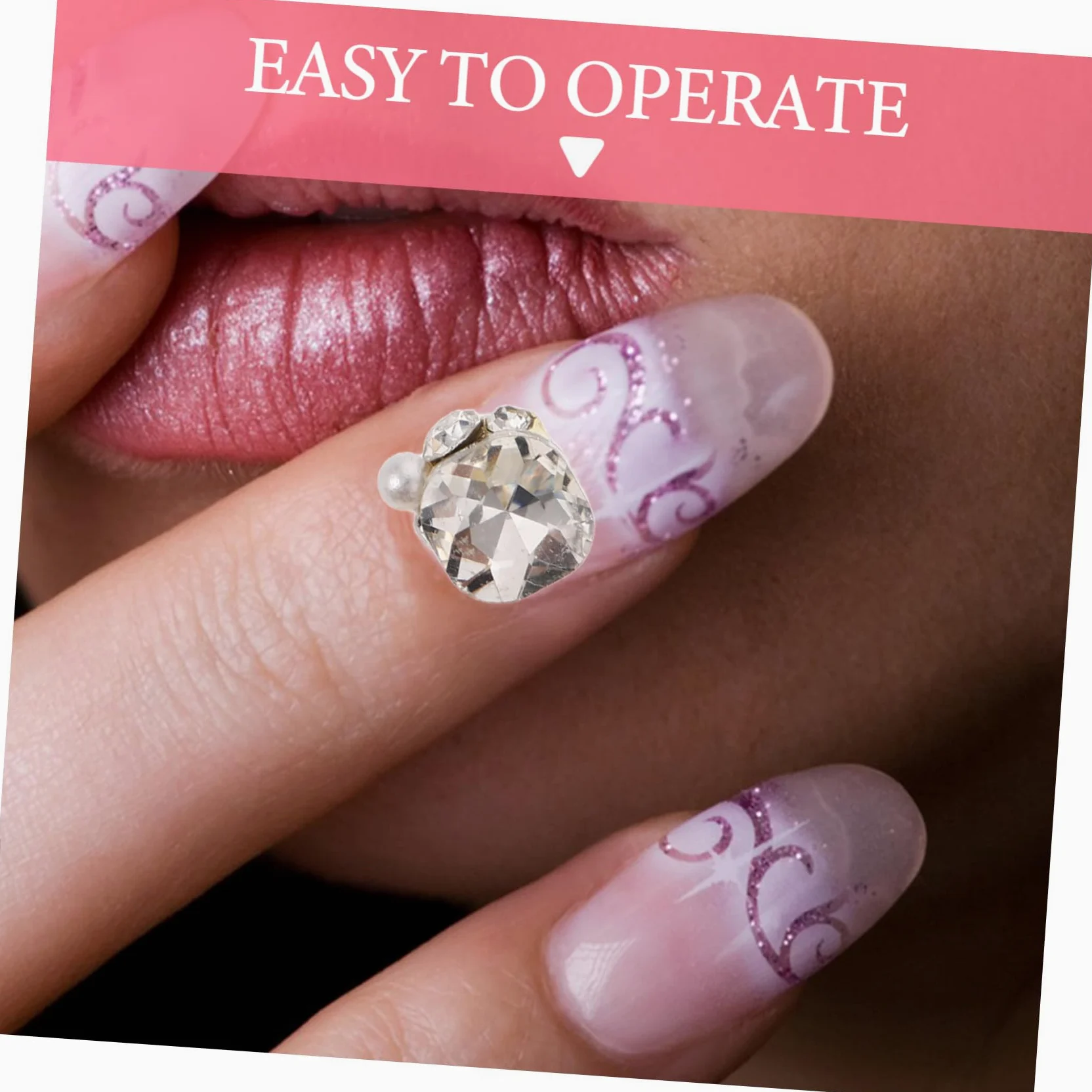 144 Pezzi Nail Glass Rhinestones Kit Trasparenti Flatback Charms per Creazioni Gioielli e Decorazioni Nail Art DIY