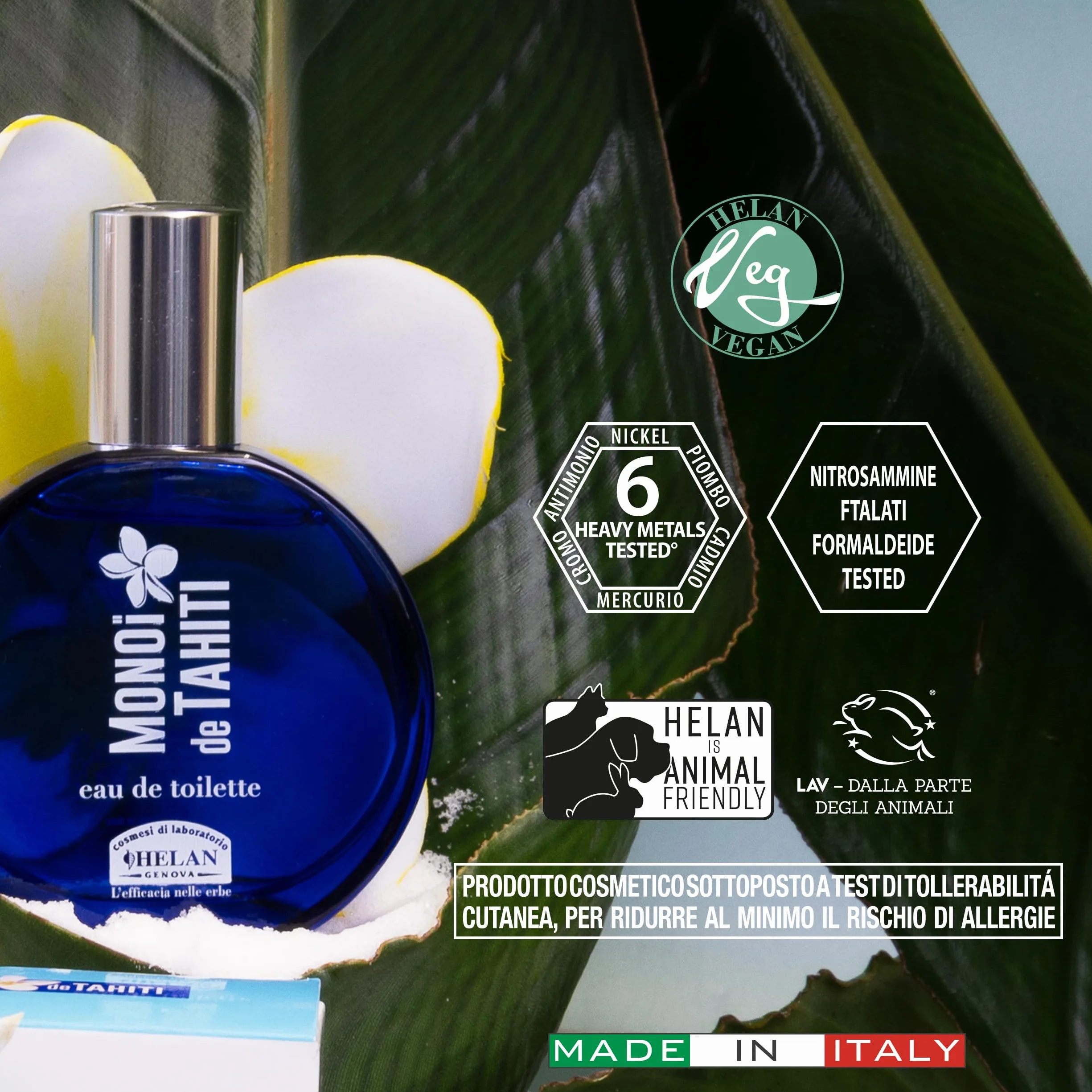 Helan Monoï de Tahiti Eau de Toilette Donna 50 ml
