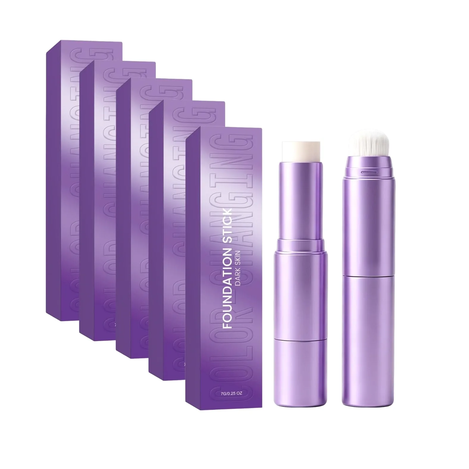 Fondotinta in bastone naturale idratante lungo Concealer Foundation Stick | Texture idratante adattiva, alta copertura antimacchia. applicazione per una finitura naturale trucco quotidiano Nomade