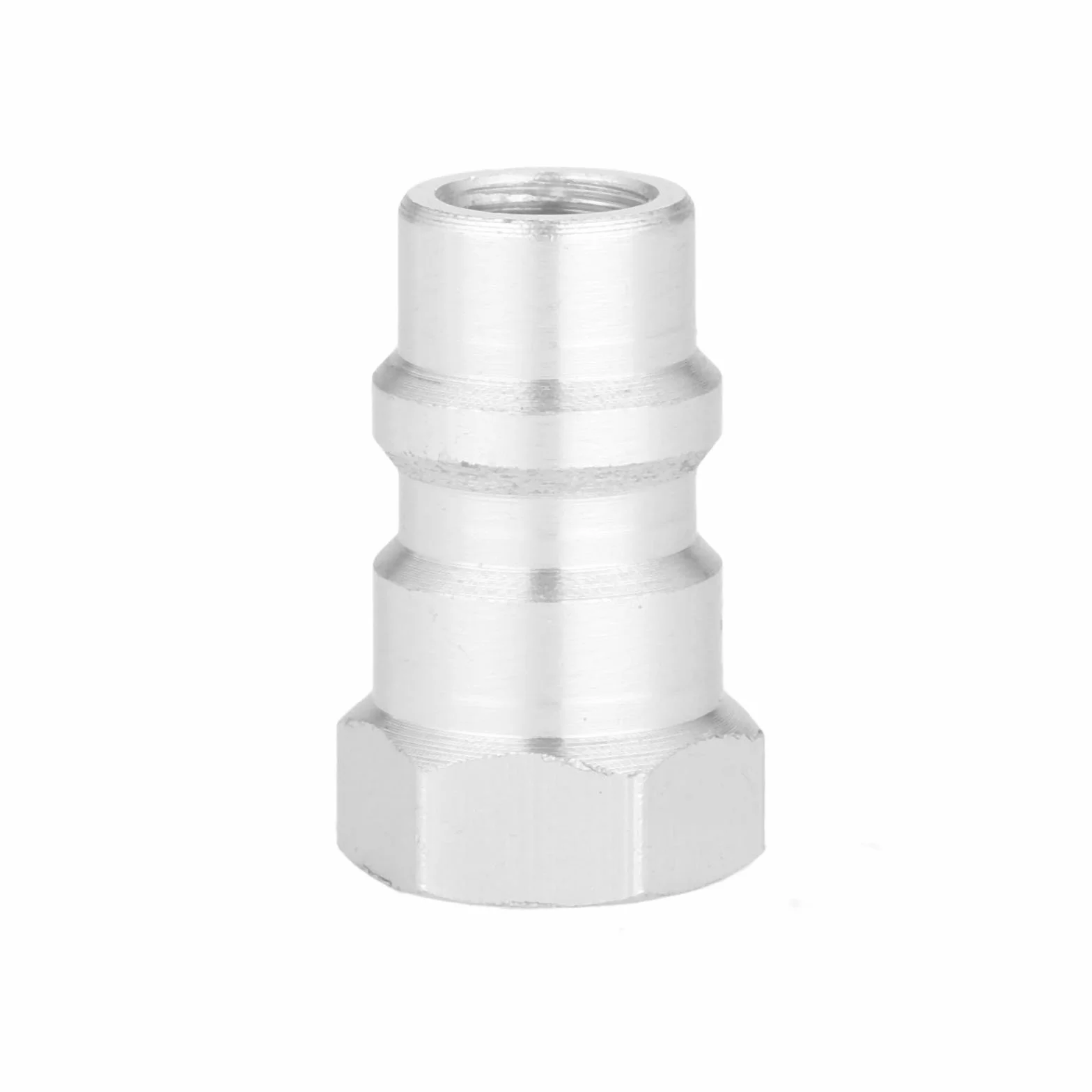 Aupoko Adattatore interruttore R12 R22 R502 a R134A conversione rapida 1/4 SAE spina carica AC filettatura 8v1 Argento