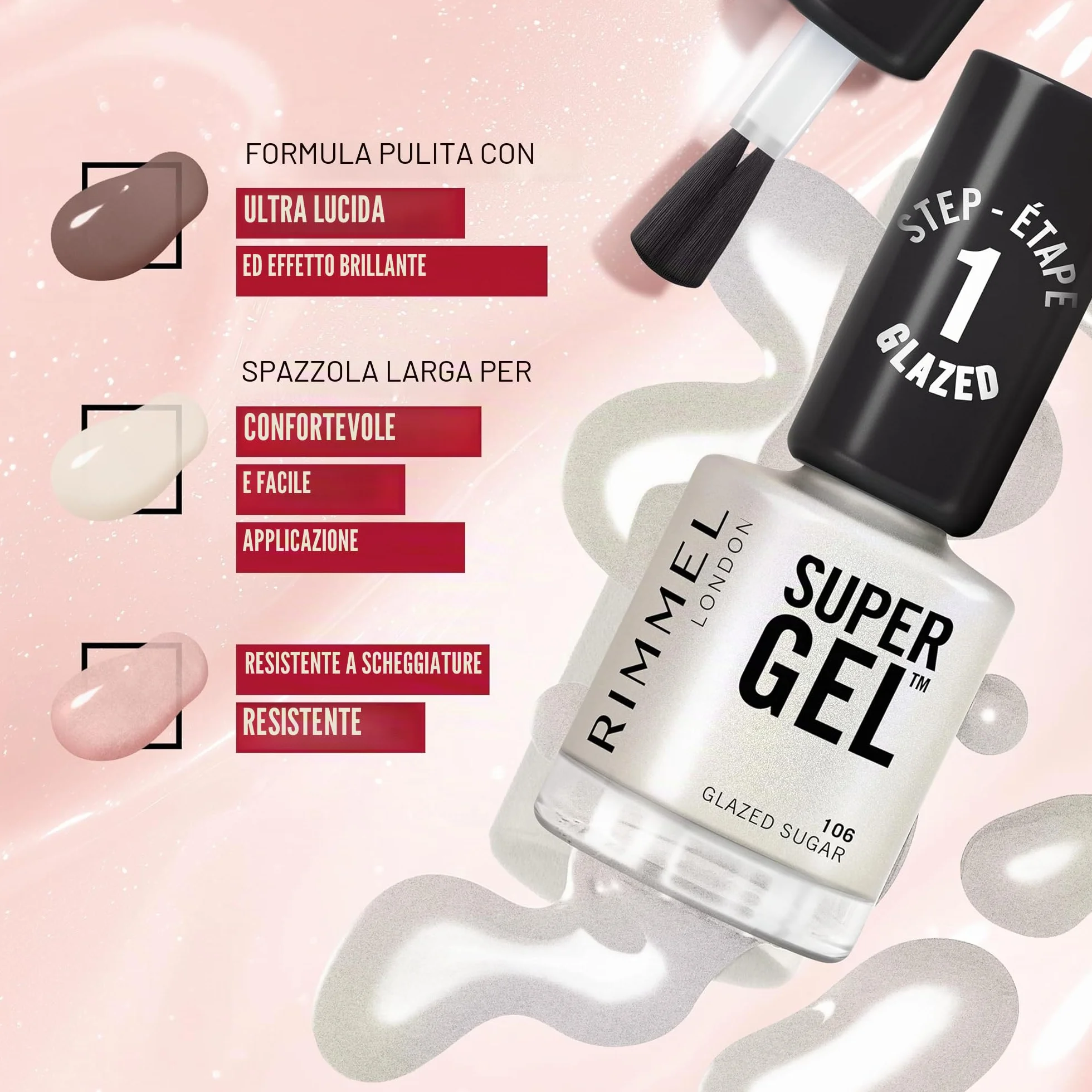 Rimmel London Super Gel Top Coat 12 ml 001 Transparente