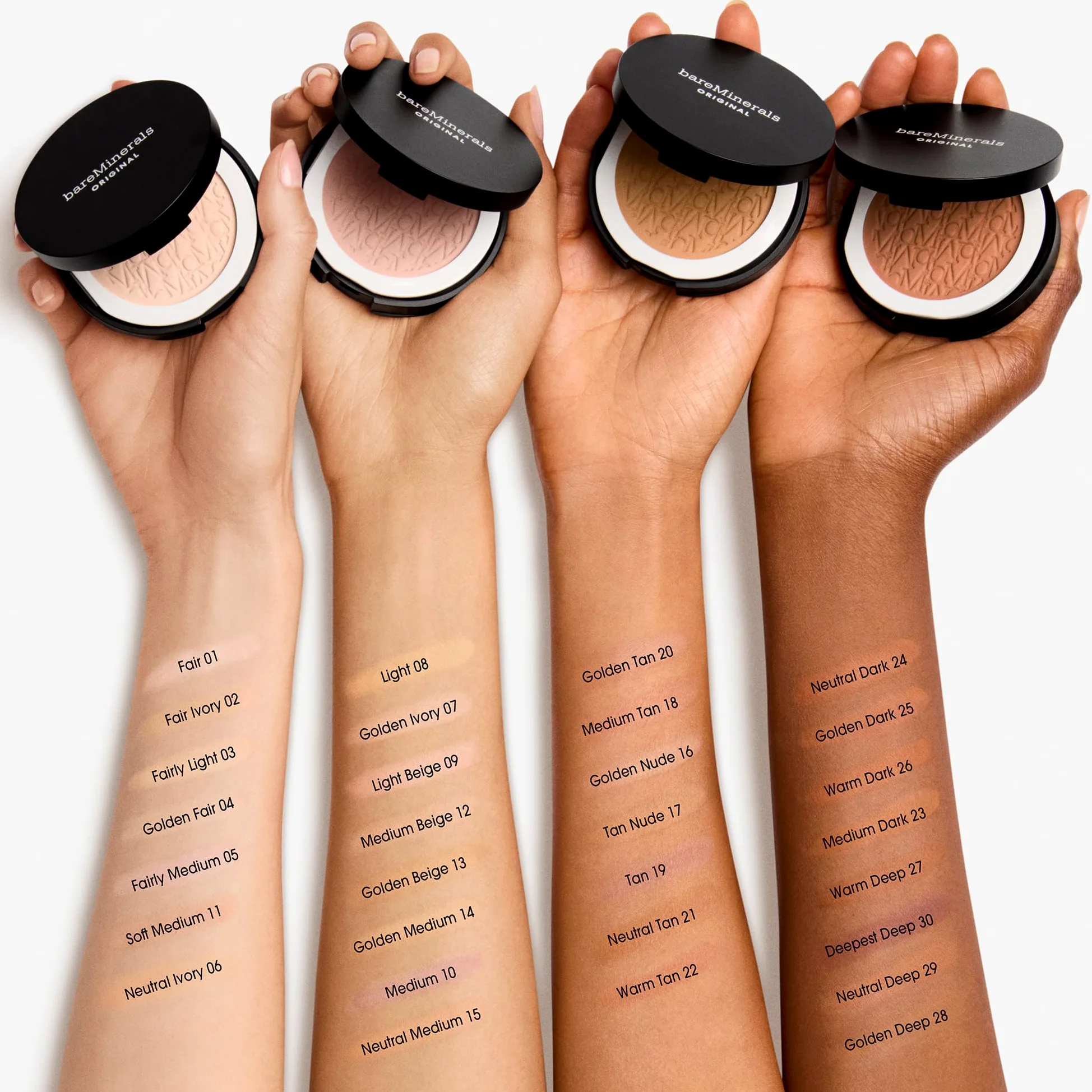 bareMinerals ORIGINAL Pressed Powder Foundation Mineral SPF15 - Golden Fair 04-9g