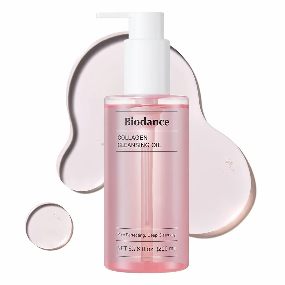 BIODANCE Collagen Cleansing Oil - Olio Detergente al Collagene, Struccante Viso Delicato per Pelli Sensibili e Grasse, Korean Skincare - 200ml (6.76 fl. oz.)