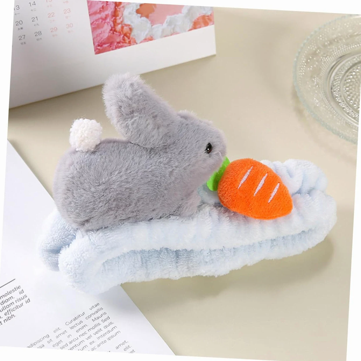MAGICLULU 3 Set Eleganti Fasce Per Il Trucco in Peluche Fasce Per Ricci Fascia Per La Spa Per Il Lavaggio Del Viso Fascia Per in Morbida Flanella Forma Per Donne E Ragazze 2 Pezzi * 3