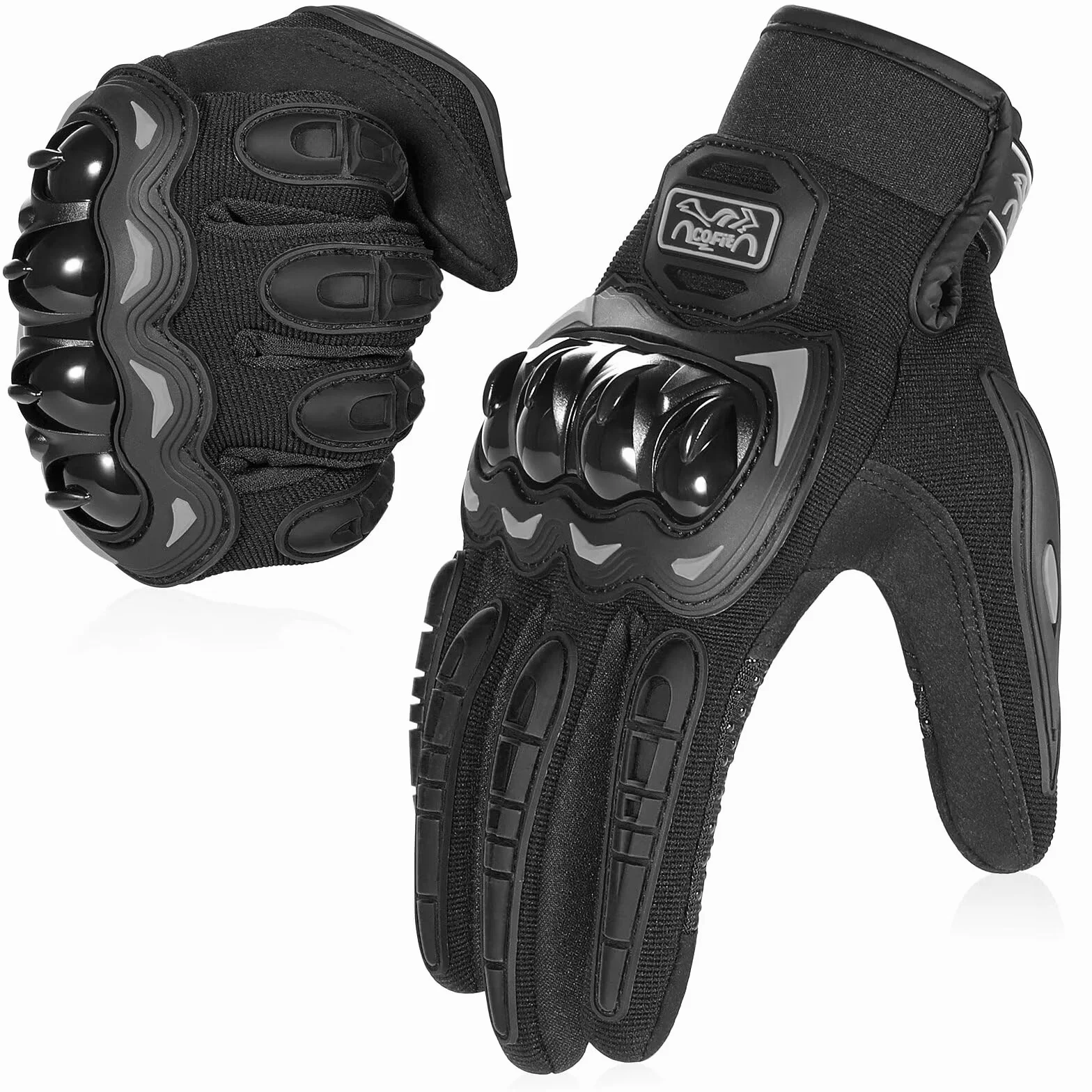 COFIT Guanti da Moto Touchscreen, Guanti per Corse Motocicletta, ATV BMX MTB Bicicletta, Arrampicata, Motocross