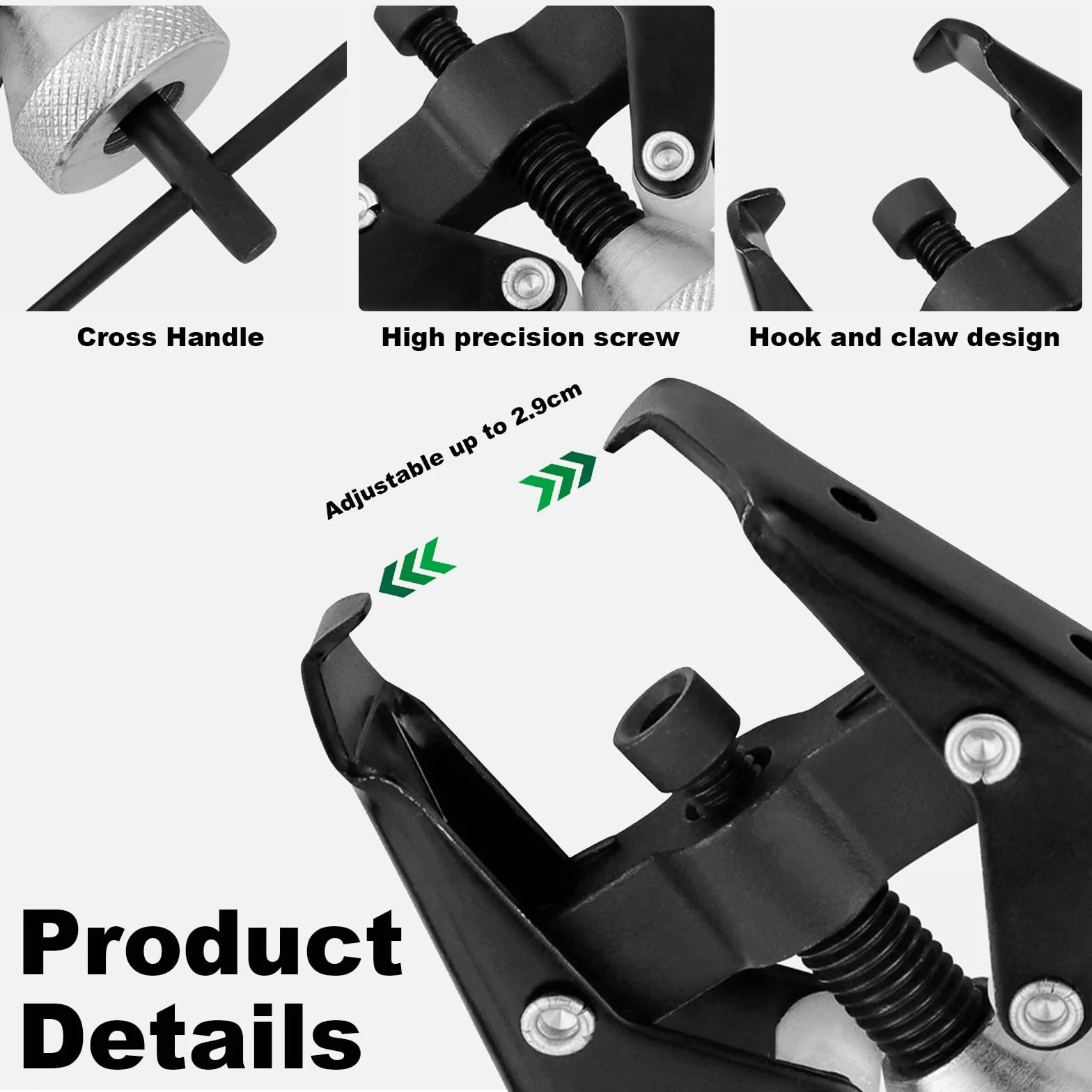 Estrattore Tergicristallo Auto Universale Regolabile 9-30mm 3 Pezzi