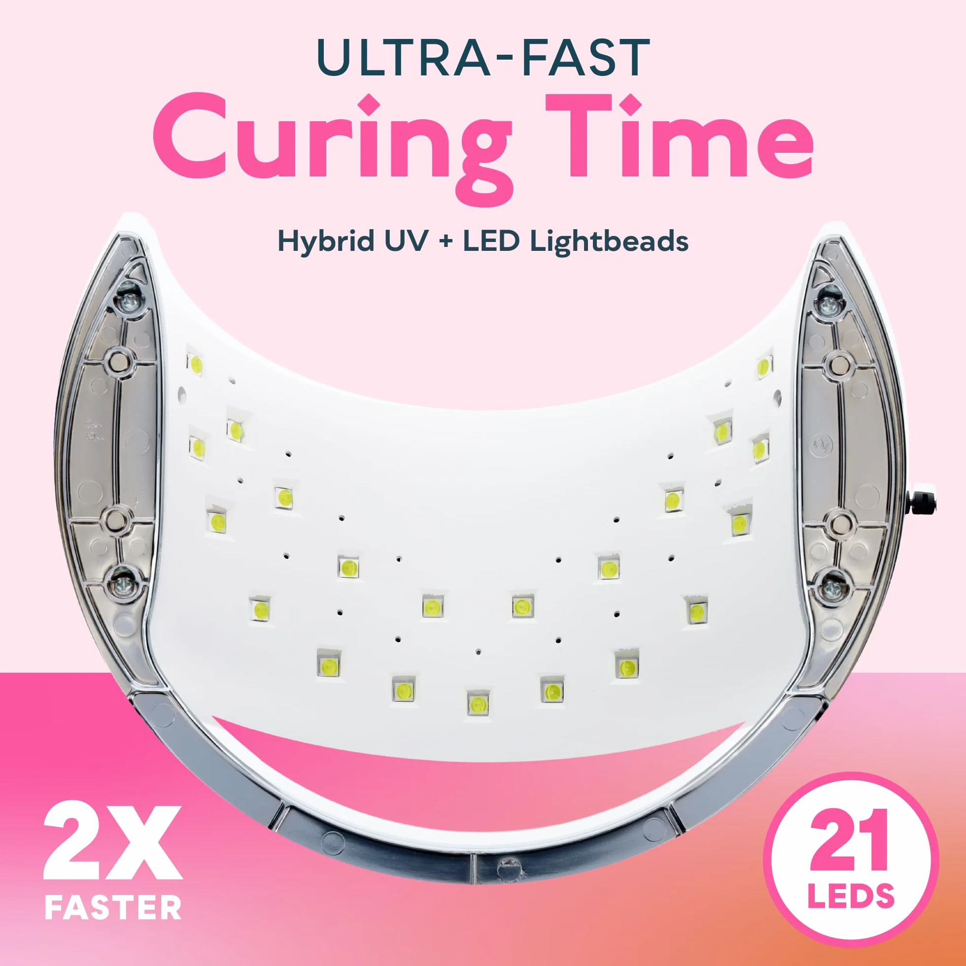 SUNUV Lampada UV LED Unghie Professionale, Asciuga Unghie e Lampade UV Fornetto Unghie Semipermanente per Gel SUN6