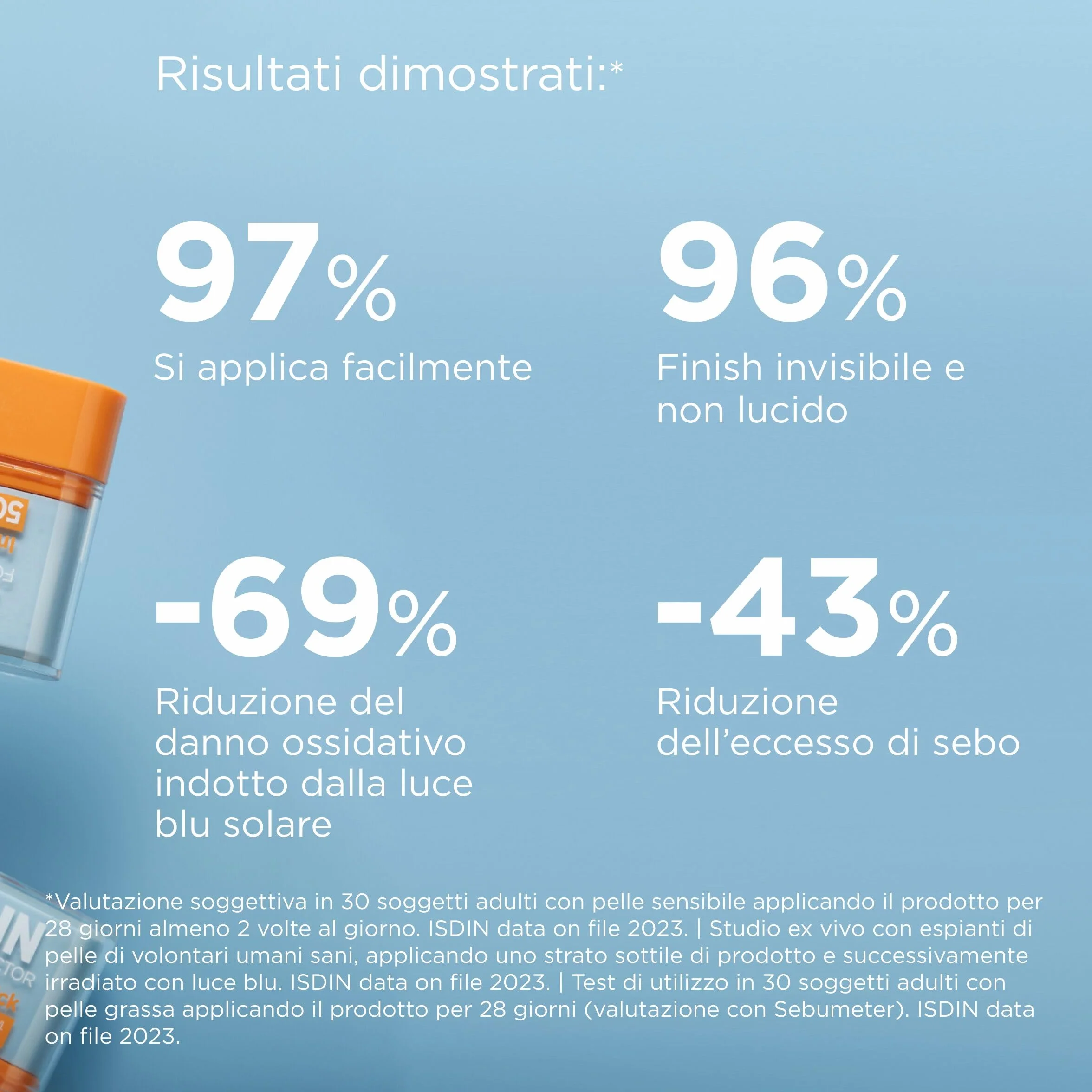 ISDIN Invisible Stick SPF 50 Crema Solare 10 g