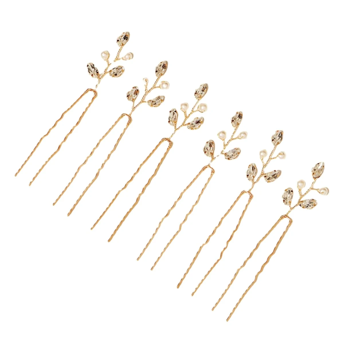 FRCOLOR 18 pezzi di perle a forma di U forcina per capelli accessori per capelli da sposa, forcina per capelli da sposa