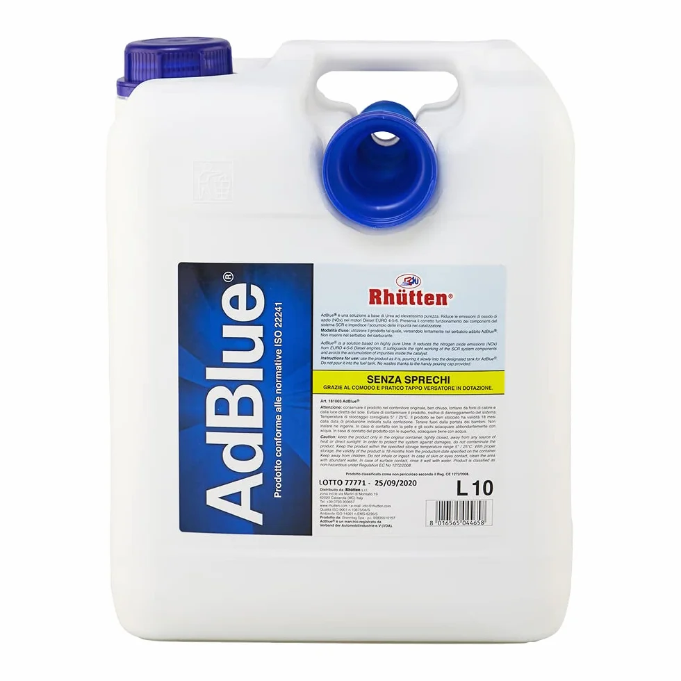 Basf AdBlue Additivo di Sintesi Urea Purissima ISO 22241 10L per Motori Diesel Euro 6