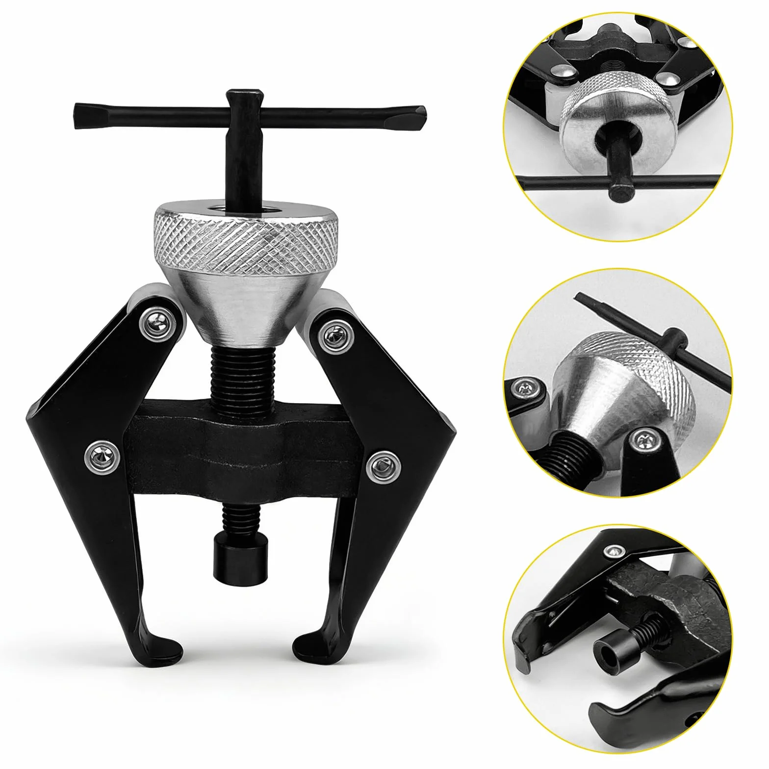 Estrattore per Braccio Tergicristallo 6–40 mm, Kit Estrazione Terminali Batteria e Cuscinetti Regolabile