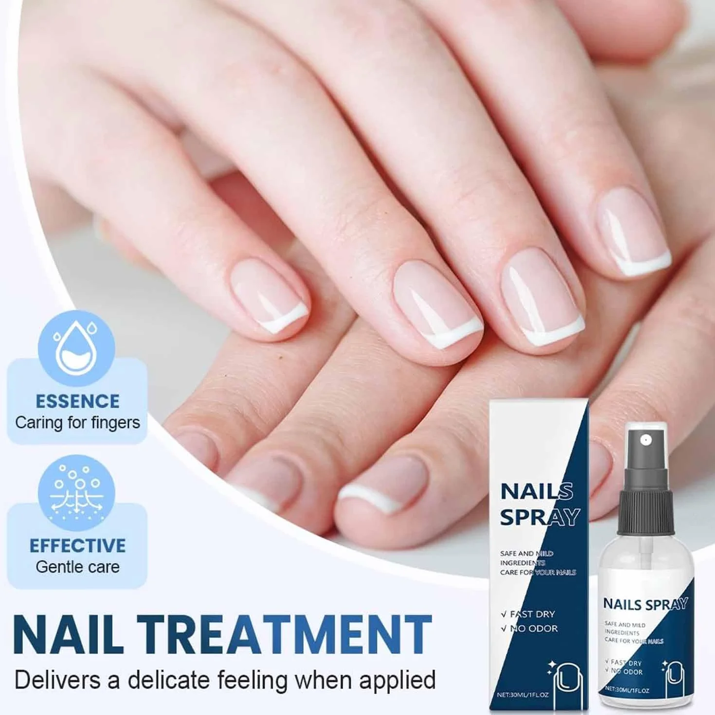 3 pezzi Spray Idratante Per La Cura Delle Unghie,Cura Nutriente Per Unghie Danneggiate Delle Mani E Dei Piedi,Mantiene I Piedi Freschi E Asciutti Tutto Il Giorno,Non Grassa,Per Tutti I Tipi Di Unghie