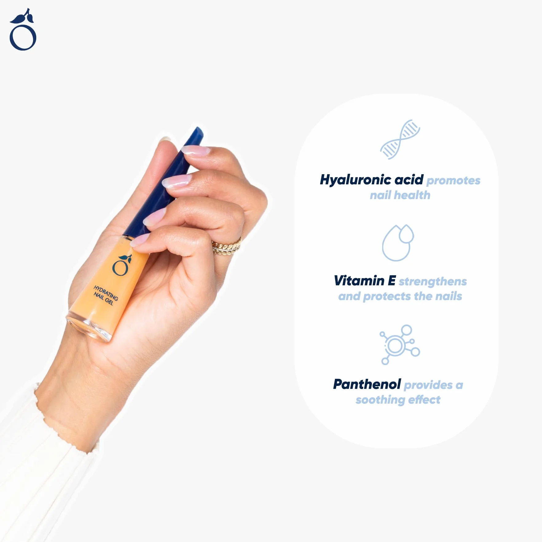 Herome Gel per unghie idratante - Niente più unghie secche o opache, mantieni la naturale morbidezza, forza e lucentezza delle unghie (Hydrating Nail Gel) - 10ml.