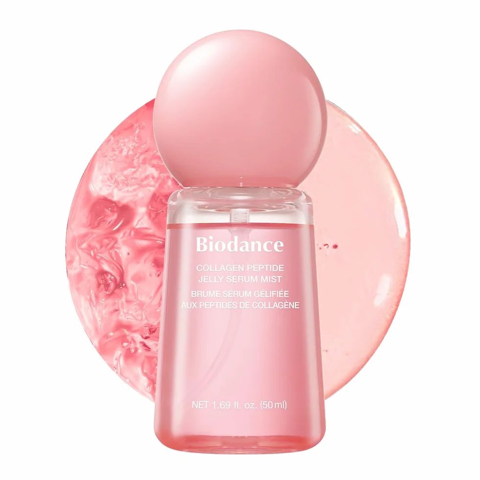 BIODANCE Jelly Serum Mist al Collagene Peptidico – Spray Viso Idratante Effetto "Glass Skin", Anti-Age Rimpolpante, Hydrogel Spray Innovativo, Skincare Coreana | 50 ml
