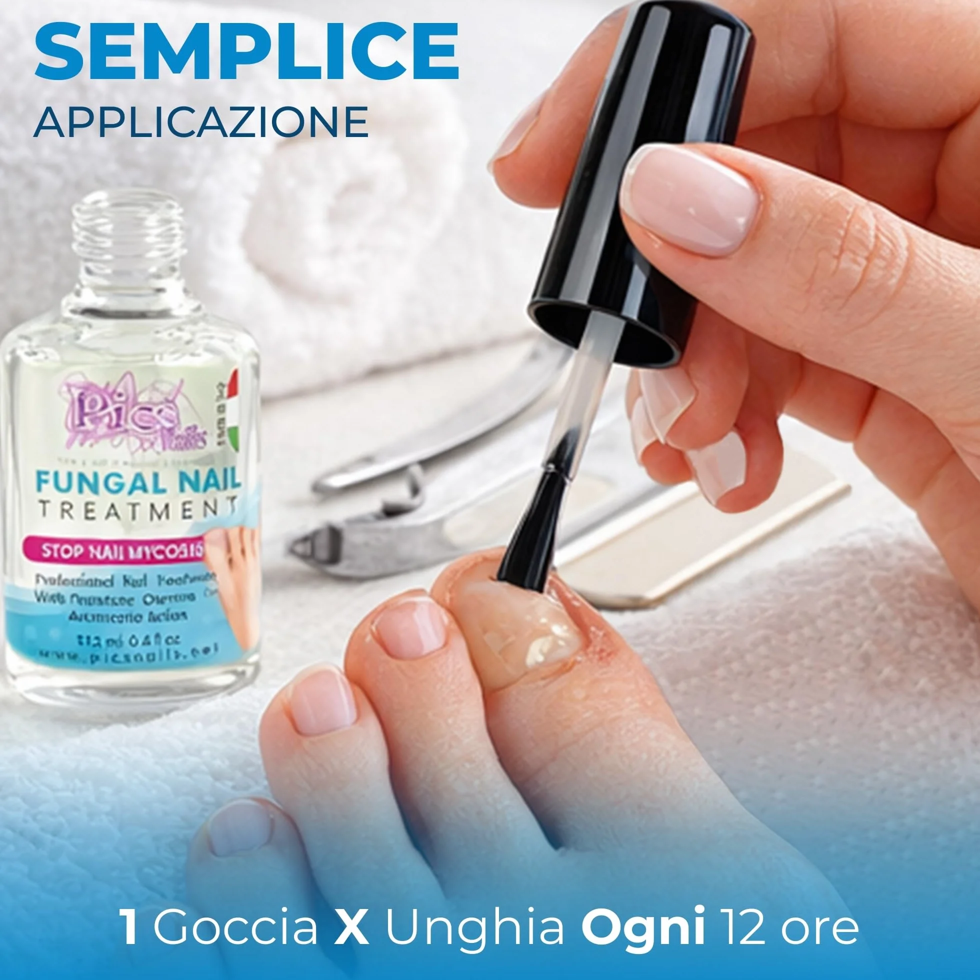 Antimicotico Micosi Unghie Piedi e Mani 12 ml - Trattamento Micosi del Piede e della Mano