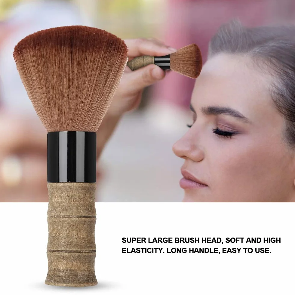 Collo duster brush, soft barber face duster spazzola per capelli fibra hair salon cutting parrucchiere spazzola per capelli spazzare neck tool per ogni barbiere o salone
