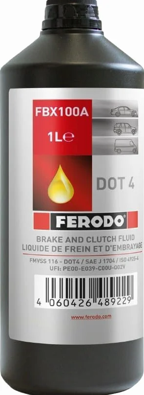 Ferodo FBX100A - Liquido freni FBX100 DOT 4 lattina da 1 litro