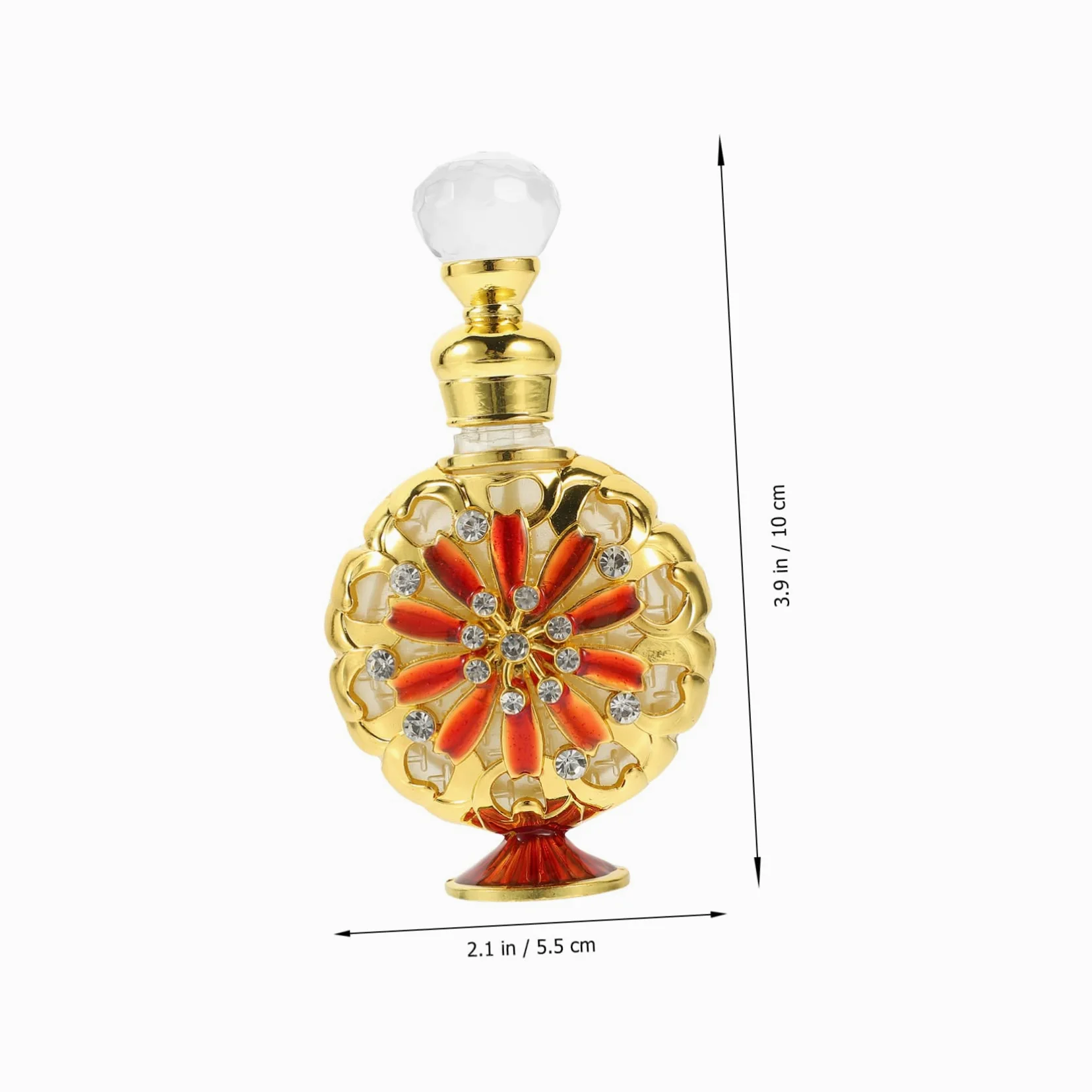 2pezzi Bottiglia Di Profumo Vuota Da Viaggio Ricaricabile Con Design Elegante e Chiusura Ermetica Per Oli Essenziali e Profumi Per Uso Personale e Regali