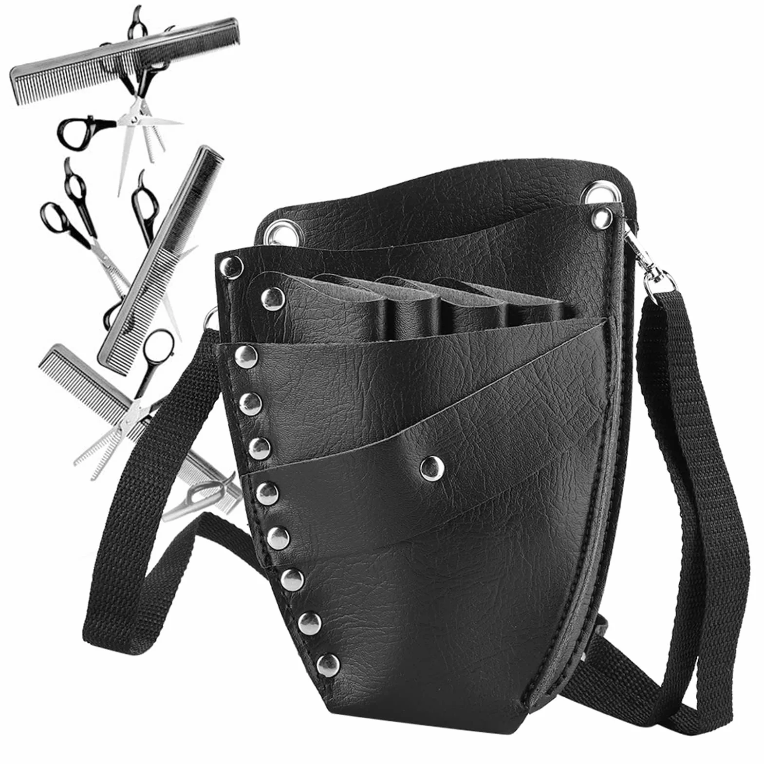 Sacca per Autore per Capelli Sacca per Parrucchiere Sacca per Utensile per Utensile Sacca per Cintura Multifunzionale Salone Barbiere Cicatrici Cicatrici Cicatrici Cicatrici