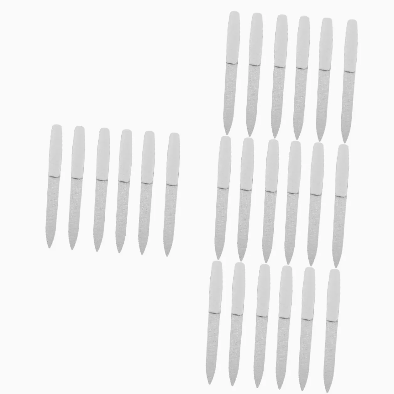 Housoutil Pz Lima Per Unghie in Metallo Levigatrice Per Unghie Spugna Per Unghie Lime Per Unghie Per Unghie Acriliche Rimozione Del Metallo Domestico Acciaio Inossidabile Impostare