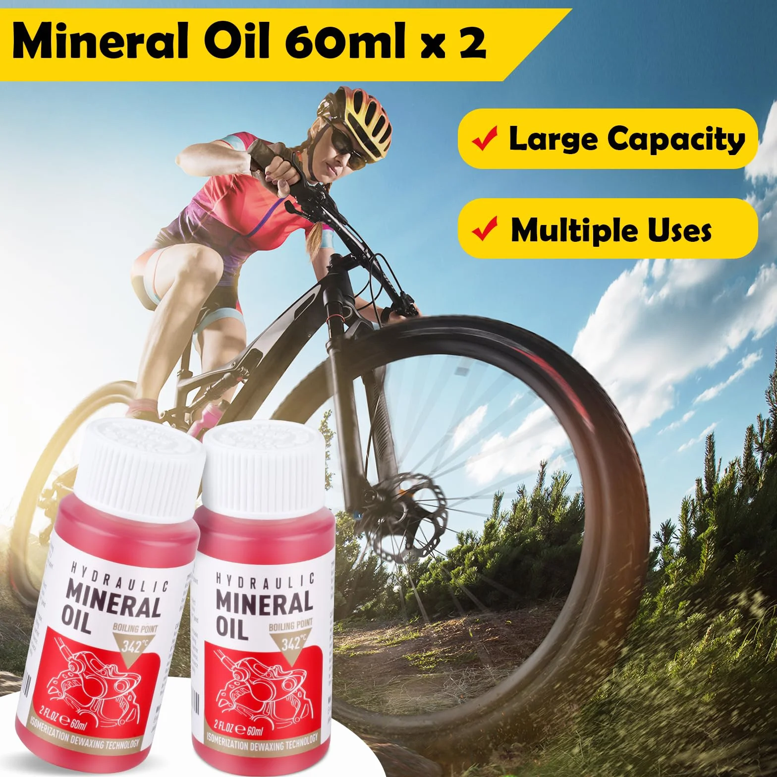 Olio minerale liquido freni 120 ml Shimano Tektro TRP