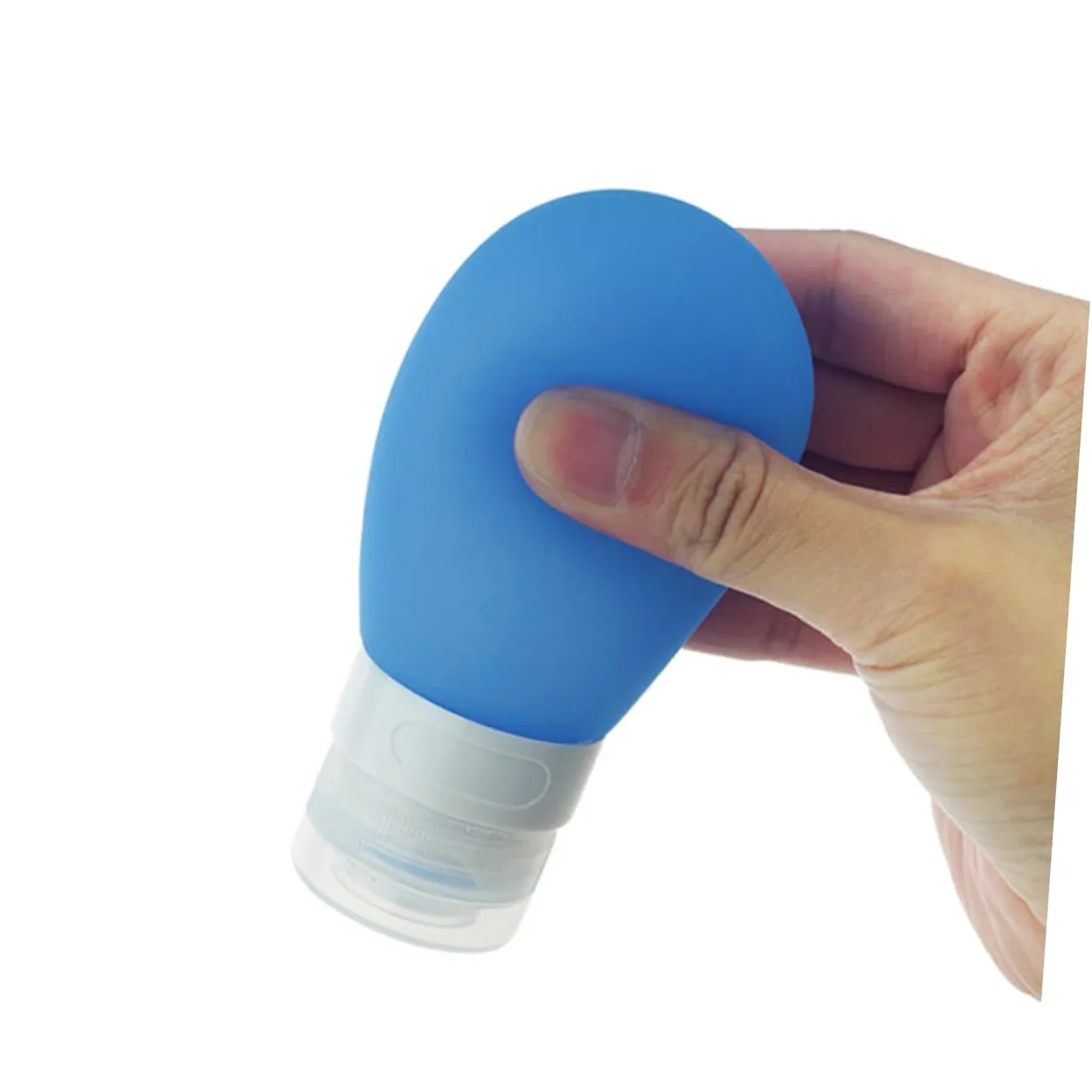 MAGICLULU 2 Set di Flaconi in Silicone Riutilizzabili Dispenser per Gel Contenitori a Tenuta Stagna per Articoli da Toeletta Flaconi per Shampoo Barattoli per Lozione 8 Pezzi*2