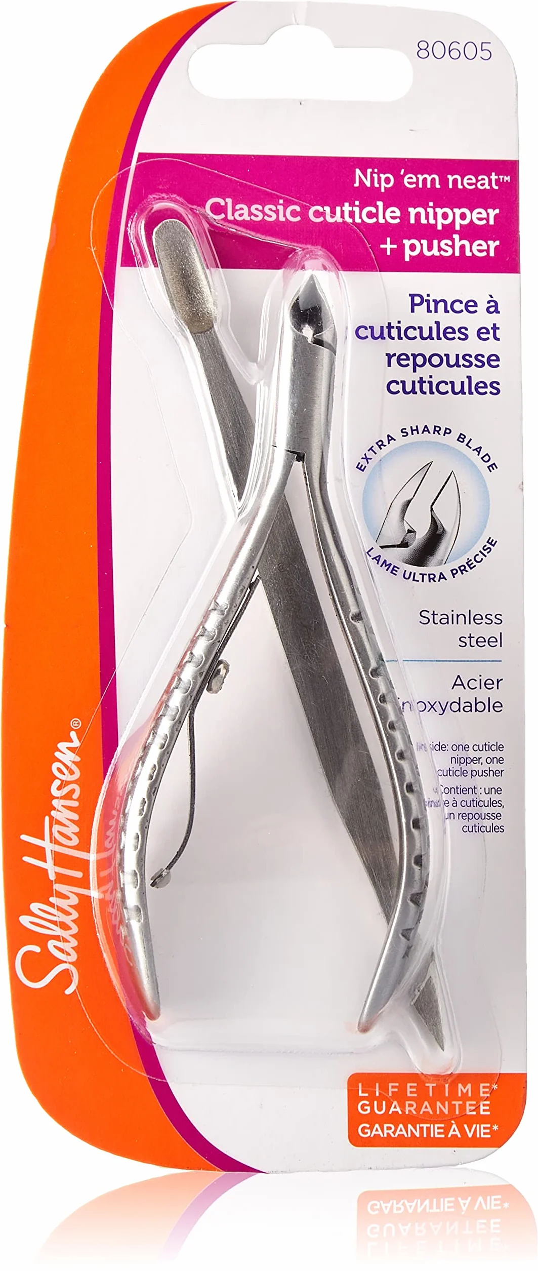 Sally Hansen Pinza per cuticole classica e spingitrice 1/2 mascella