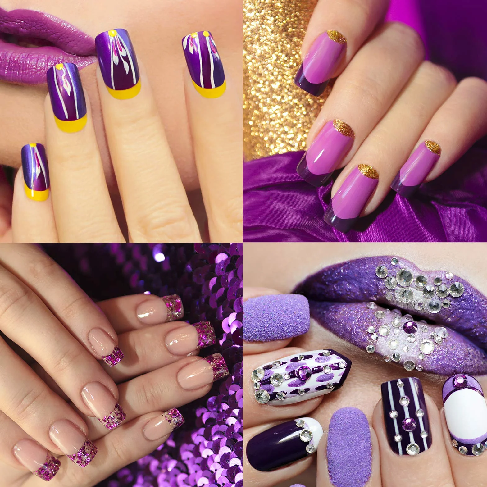 Hanyousheng 5 Pezzi Pennelli in Silicone Per Unghie Art Design Decorazione Kit Silicone Nail Art Pennelli Con Manico Acrilico Stras