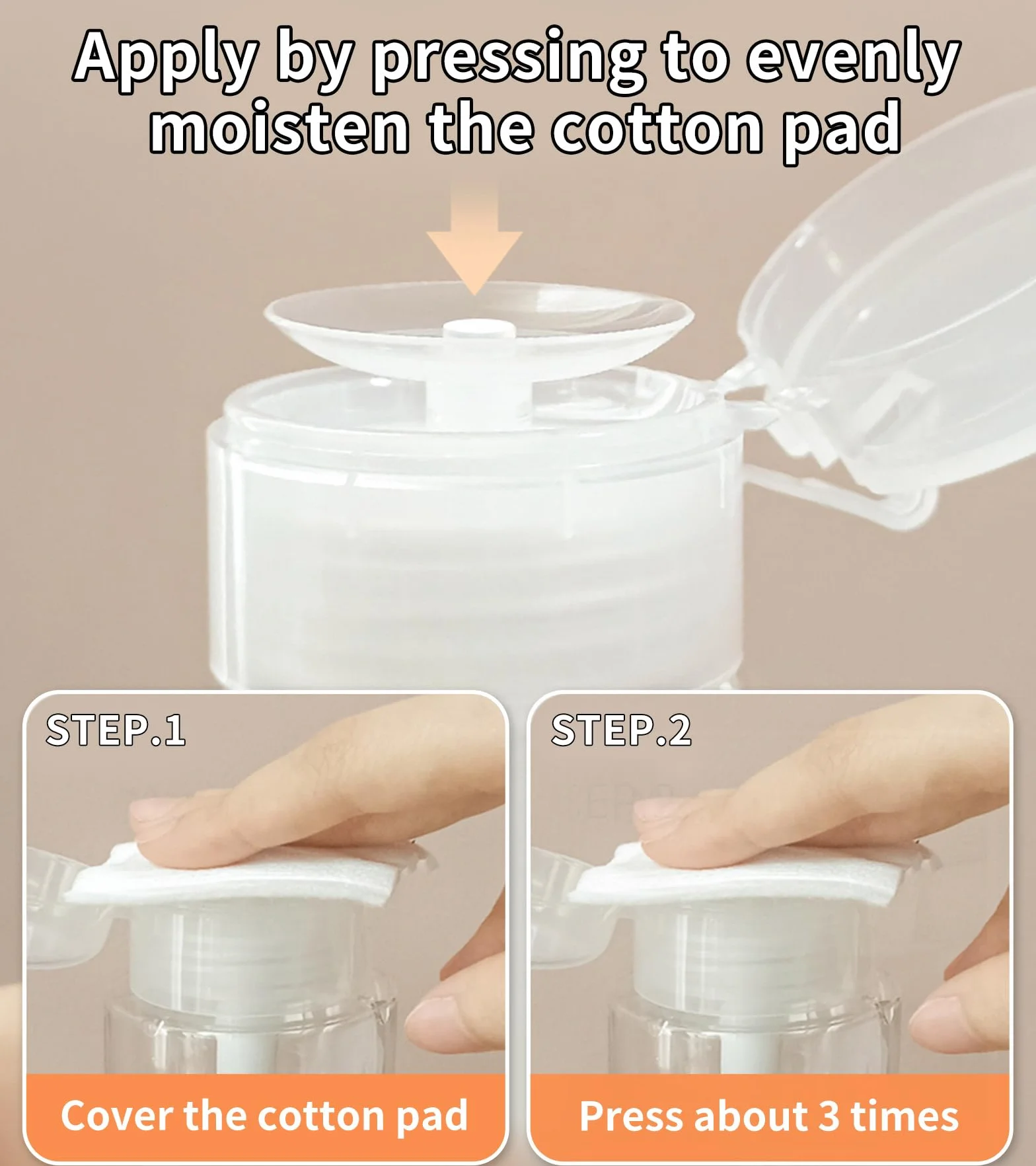 4 Pezzi Dispenser per Smalto, Pompa in Plastica, Contenitori per Liquidi, Bottiglie Vuote Riutilizzabili con Pompa, Bottiglia Trasparente per Smalto e Struccante