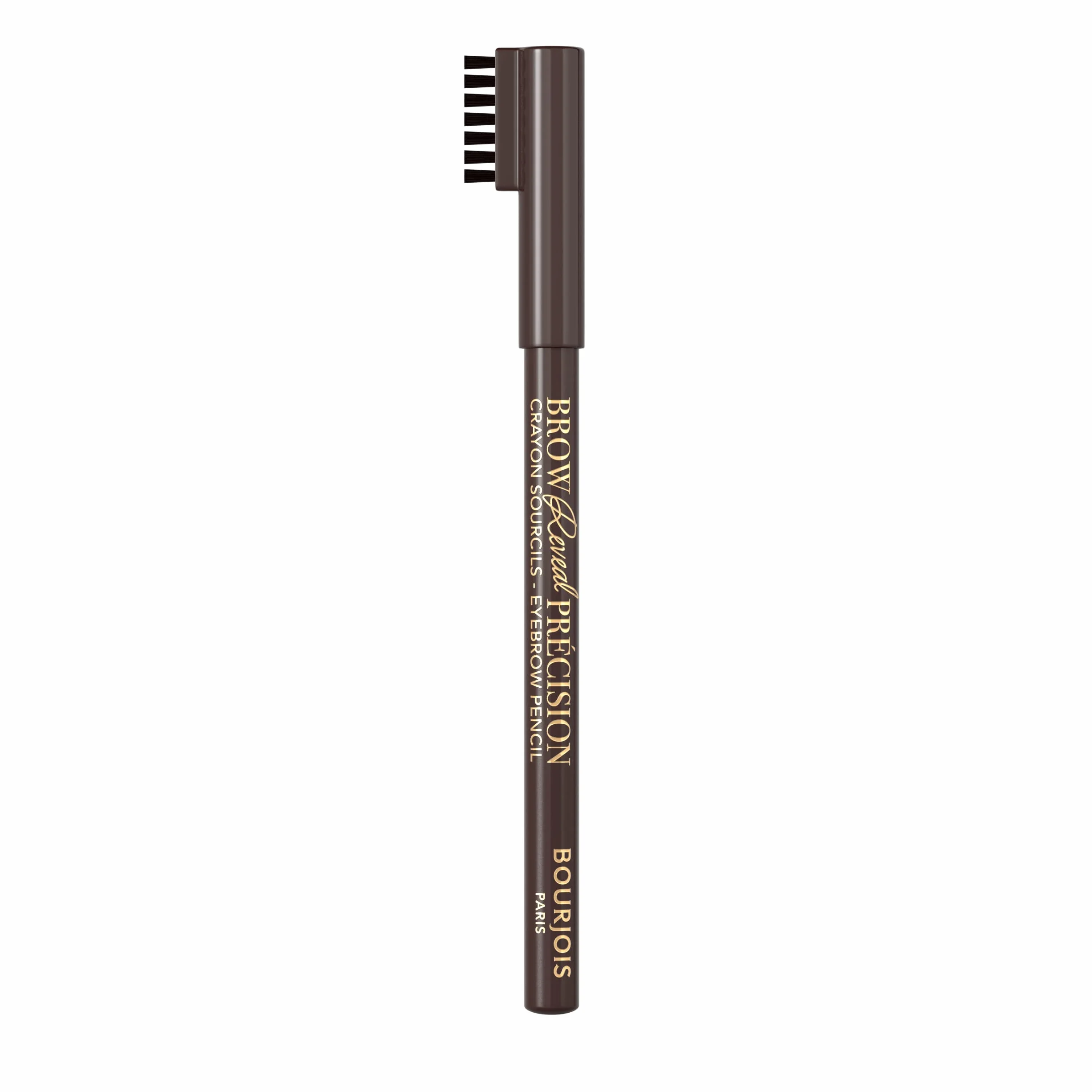 Bourjois Sourcil Précision Matita per Sopracciglia con Pettinino Incorporato, per Sopracciglia Ultra Definite, 04 Dark Brunette
