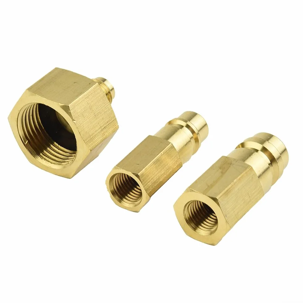 Adattatore per condizionatore auto R134A 1/4" SAE filettatura W21,8 a 1/4" SAE