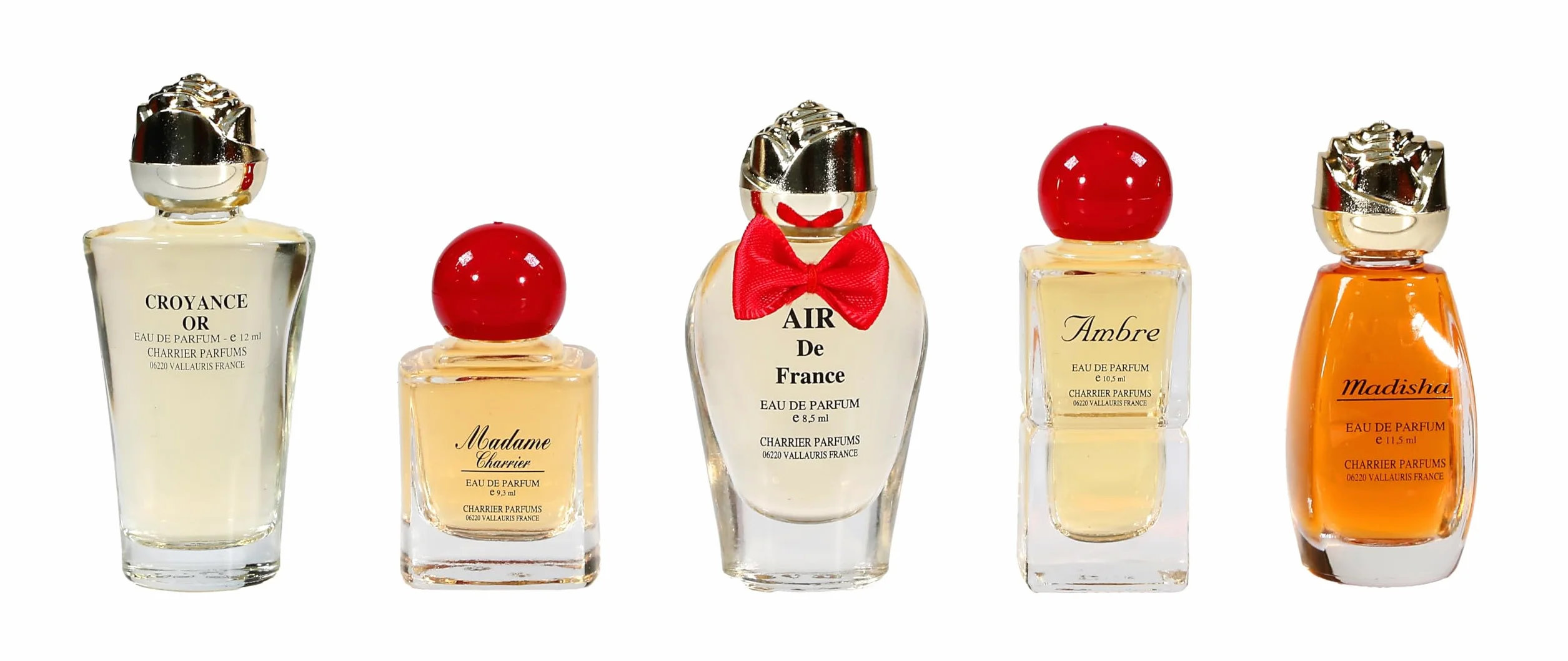 Charrier Parfums "Collezione Lusso" Cofanetto di 5 Eau de Parfum in miniatura 49,7 ml