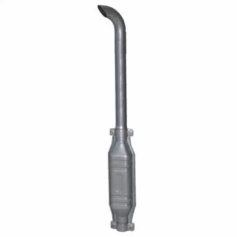 MARMITTA IN ACCIAIO SPECIALE AL TITANIO TUBO CURVATO 1070MM D 45 TRATTORI FIAT LANDINI MASSEY FERGUSON E VARI