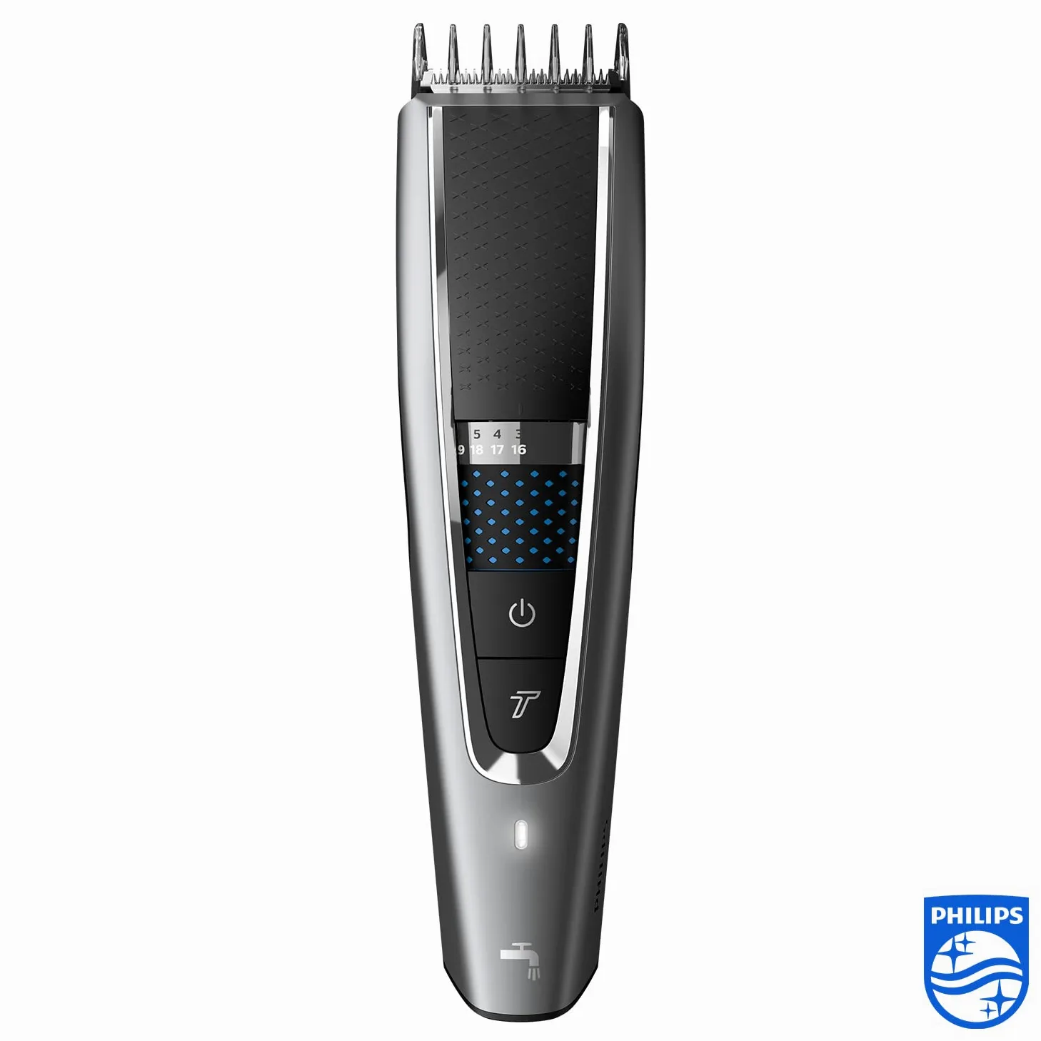 Philips Hair Clipper Serie 5000 Regolacapelli con Tecnologia Trim-n-Flow e DualCut (modello HC5650/15)