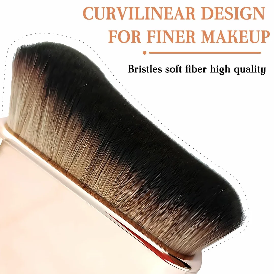1 Pezzo Pennello per Fondotinta,Spazzola Abbronzante, Kabuki Brush,Spazzola per trucco per il Corpo, Foundation Brush per corpo e gambe Pennello Abbronzante