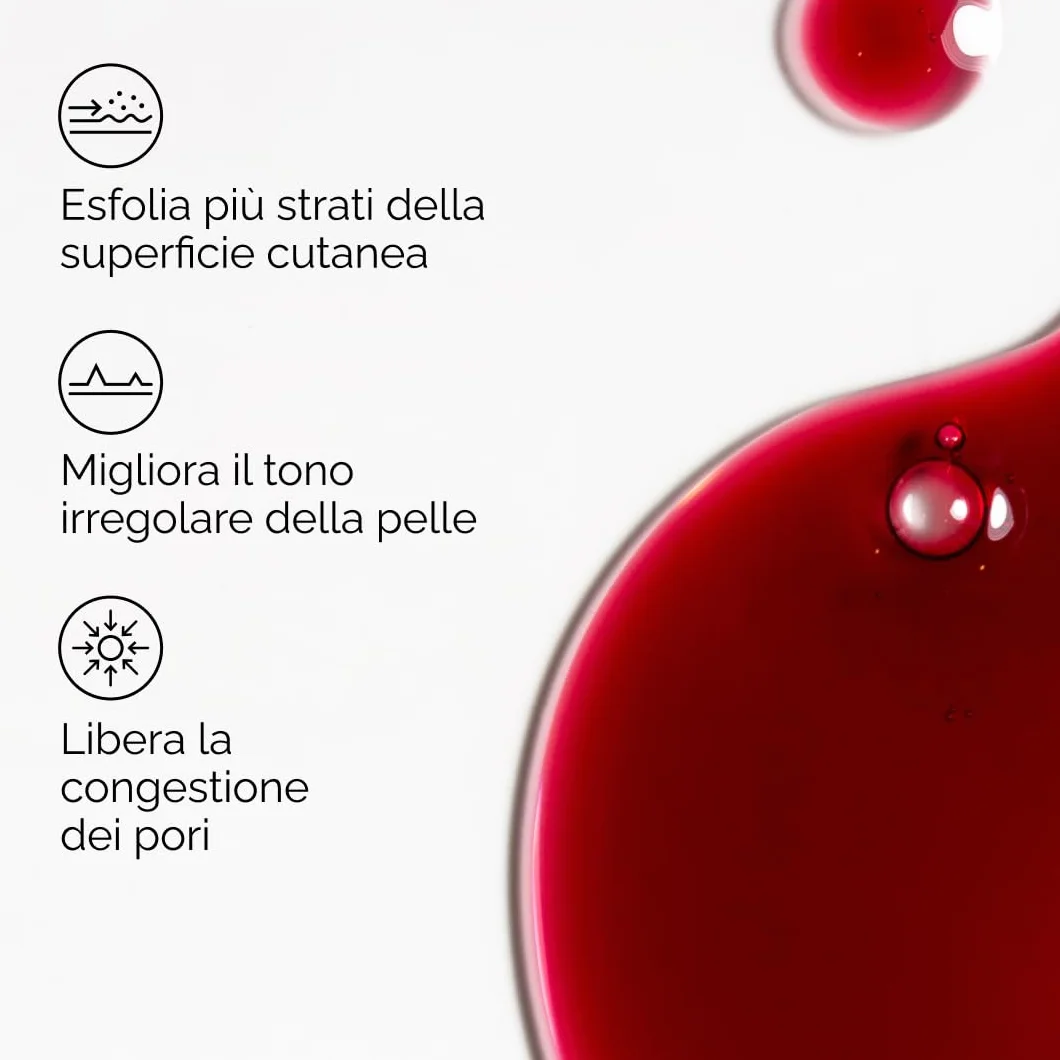 The Ordinary AHA 30% + BHA 2% Peeling Solution, Soluzione alfa-idrossiacidi e beta-idrossiacidi, Esfoliante avanzato per una pelle più luminosa, 30ml