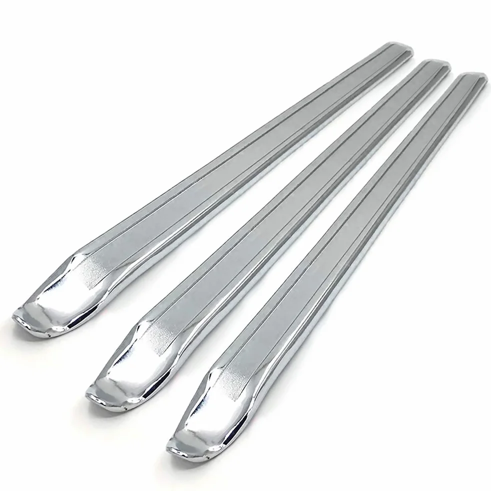 OctBird 3 Pezzi Leva per Pneumatici, 30 cm Leve Smontagomme Moto, Cacciagomme Super Resistente Spessore 6mm, Leve per Pneumatici in Acciaio per Moto Bicicletta Auto Scooter (Argento)