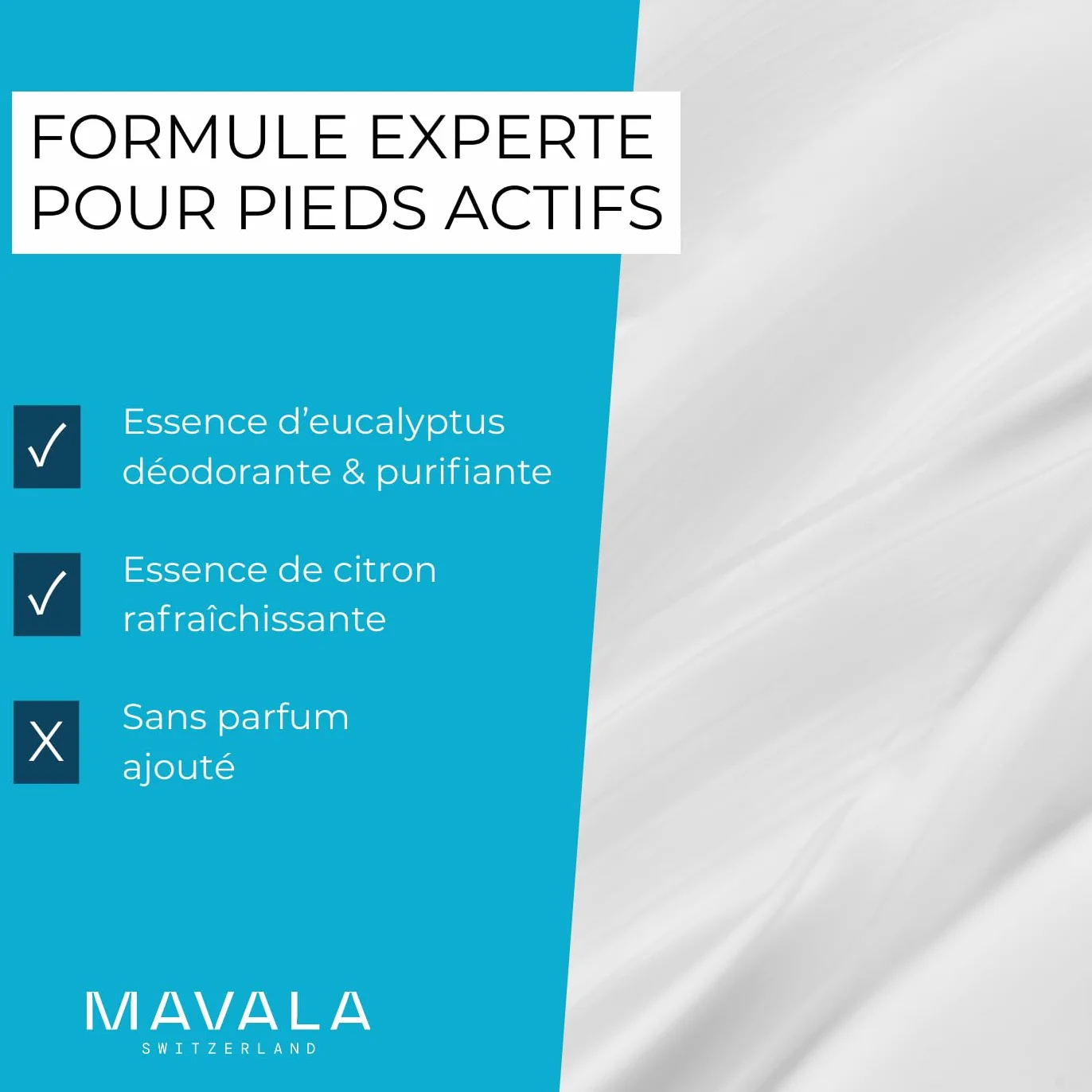 Mavala - Concentrato Bagno dei piedi - Trattamento deodorante e tonificante - Preparazione alla Pedicure - Azione emolliente - Profumo essenza eucalipto e limone - 75 ml