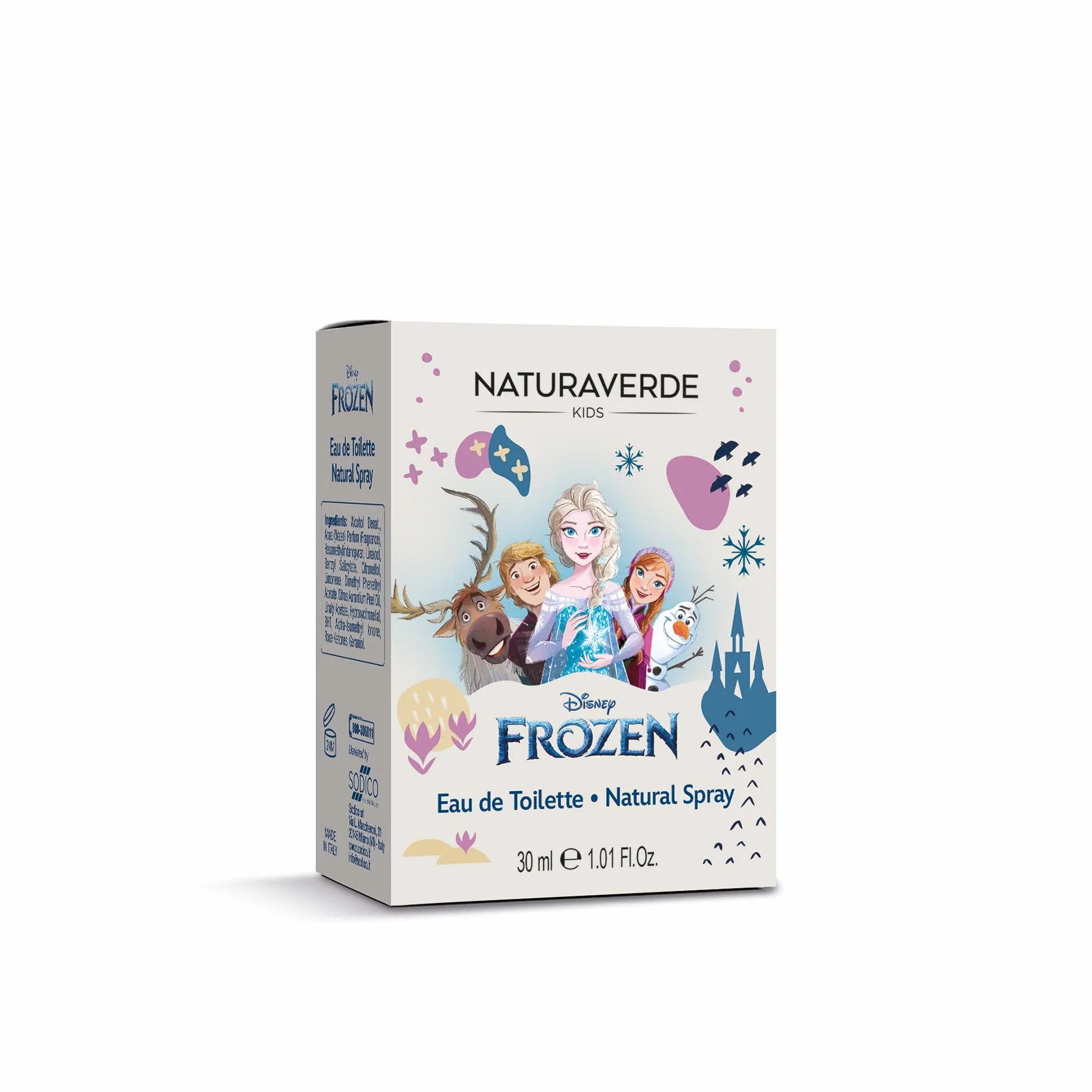 NATURAVERDE Kids FROZEN Eau De Toilette 30ml Fragranza Ispirata Arendelle Bambine