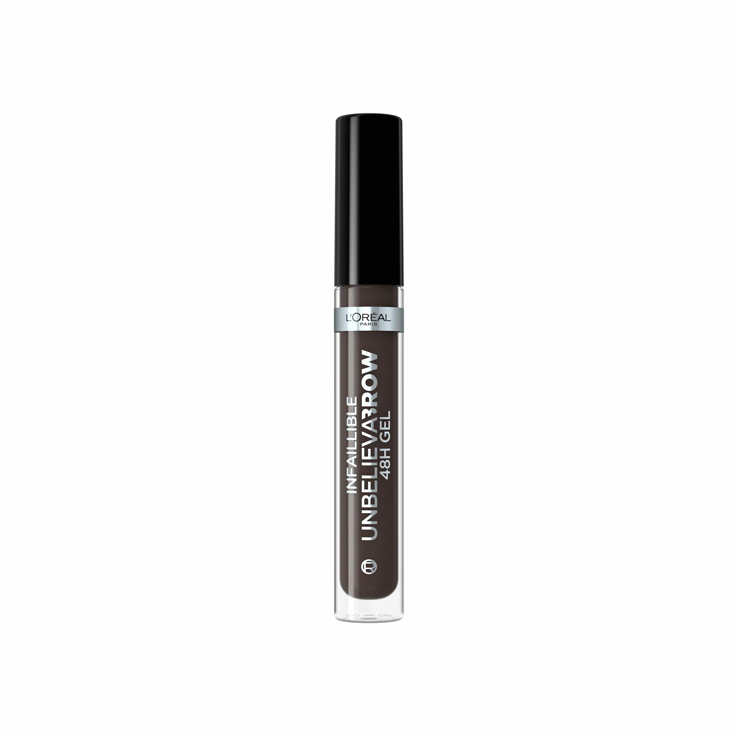 L'Oréal Paris Unbelievabrow, Gel per Sopracciglia a Lunga Tenuta Waterproof, Colore: Ebony (109), 3,4 ml