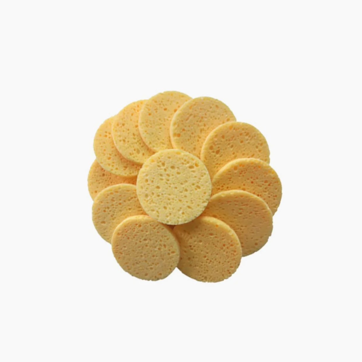 Beavorty 3 Set Di Dischetti Di Cotone Compressi in Cellulosa Riutilizzabili Per La Rimozione Del Trucco 90x8mm Spugnetta Detergente Per Unesfoliazione Delicata 20 Pezzi*3