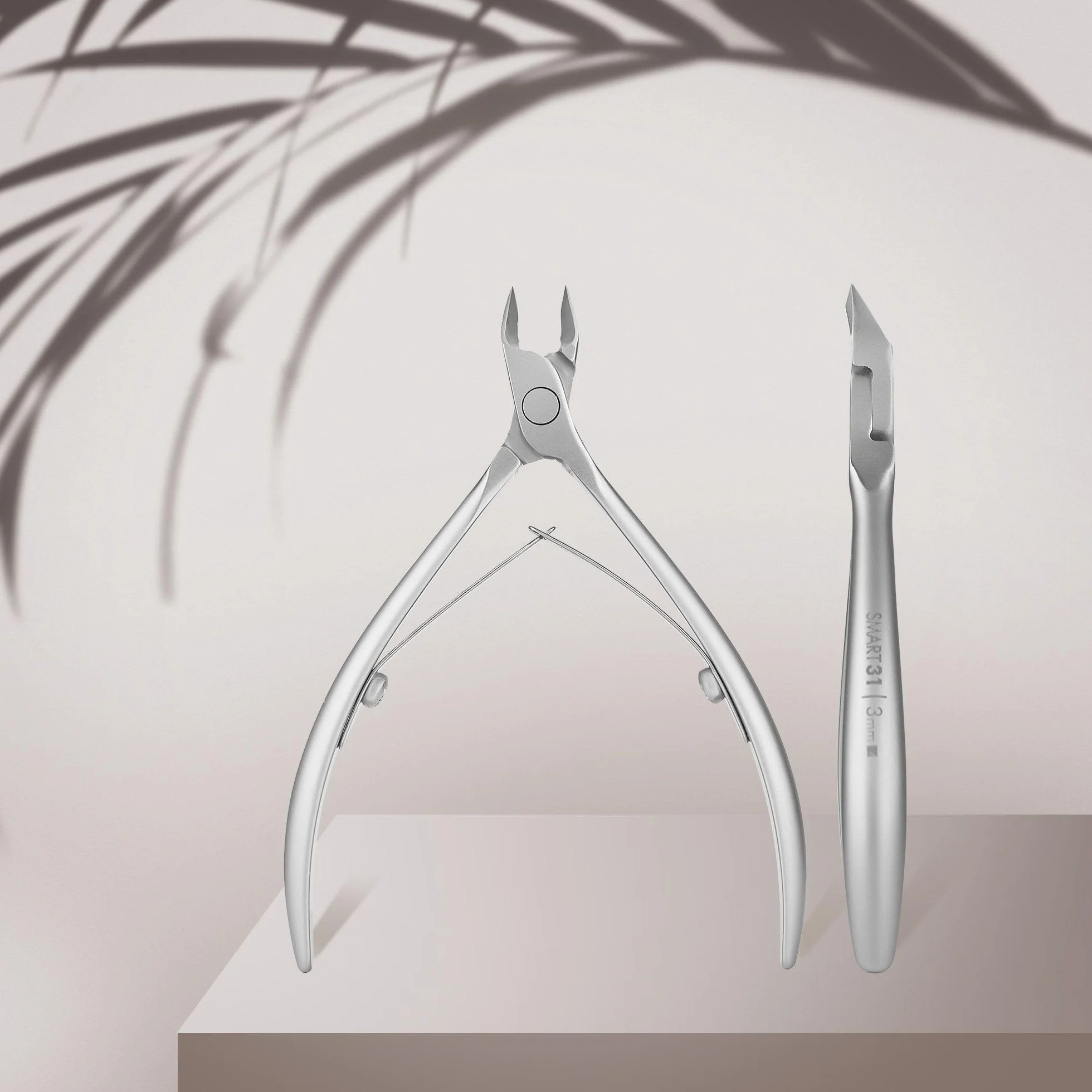 STALEKS PRO by Natury Nails Pinza professionale per cuticole 3 mm. Acciaio inossidabile (Smart 30-3mm)