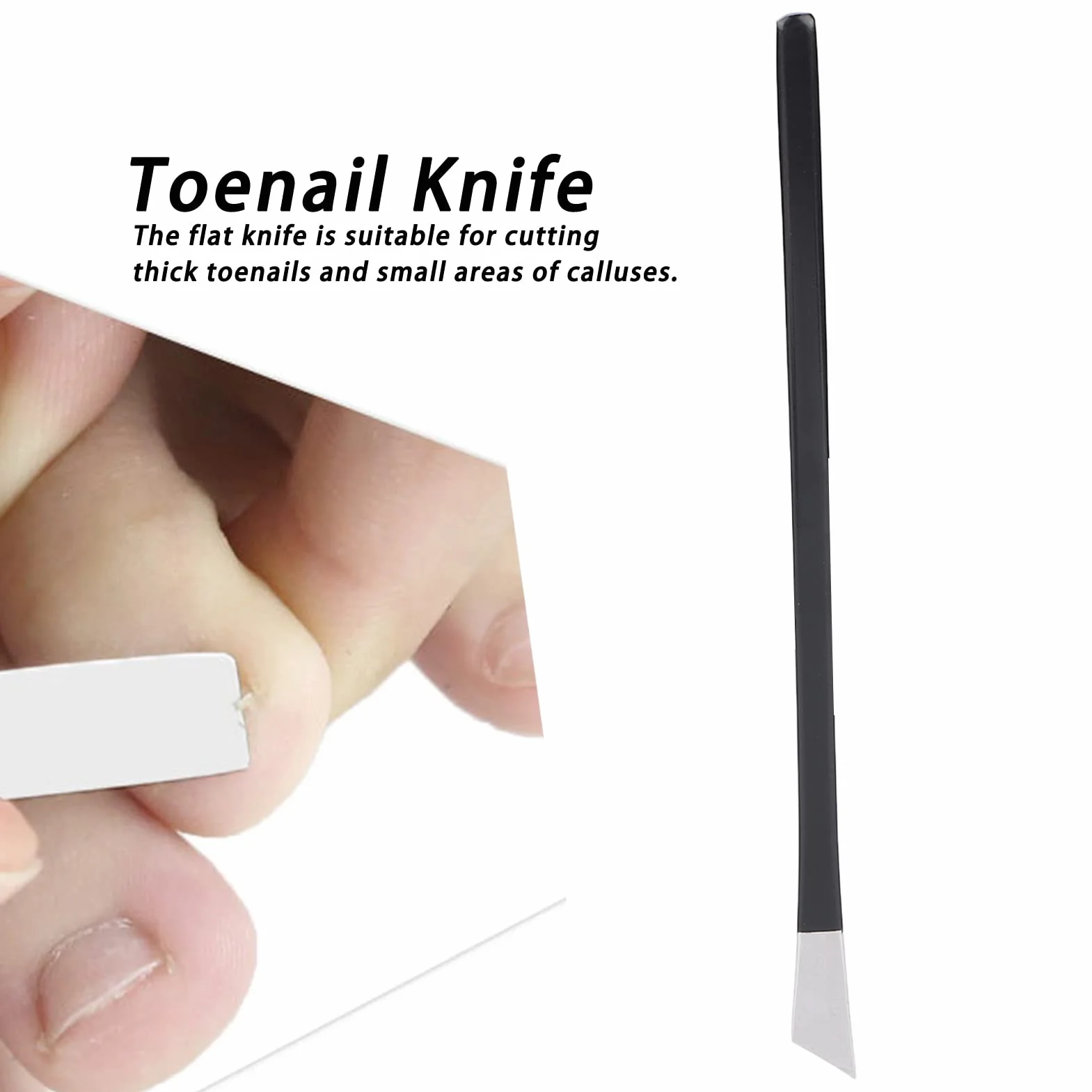 Coltello per pedicure in acciaio inossidabile per unghie incarnite