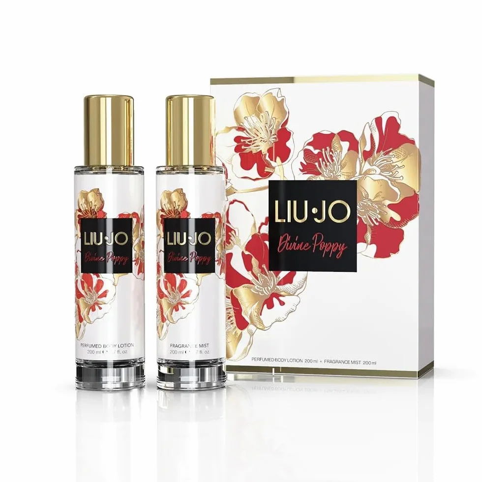 Liu Jo Set DIVINE POPPY Acqua Corpo Profumata 200ml e Latte Corpo Profumato 200ml