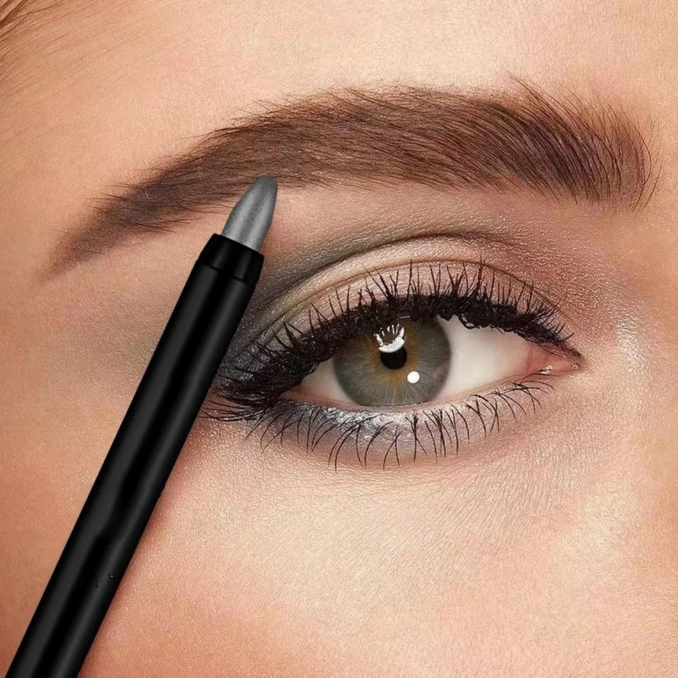 Ombretto Stick Crema Brillante Ombretto Stick 16 Colori Evidenziatore Penna Eyeliner Ombretto Glitter Impermeabile, Trucco Occhi Sfumabile, Vegano e Cruelty-Free (Color : 16 Color)