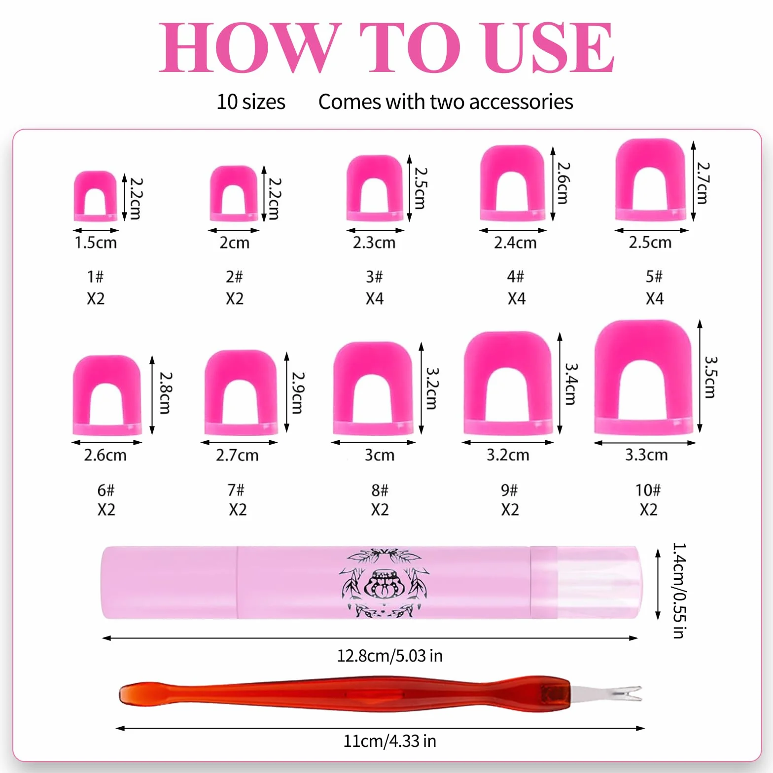26pz Stencil Per Smalto lunette per french manicure1pz Penna Correttore Smalto 10 Misure Protezione Smalto Per Unghie Stencil Riutilizzabile Manicure In Polvere Ad Immersione Accessori