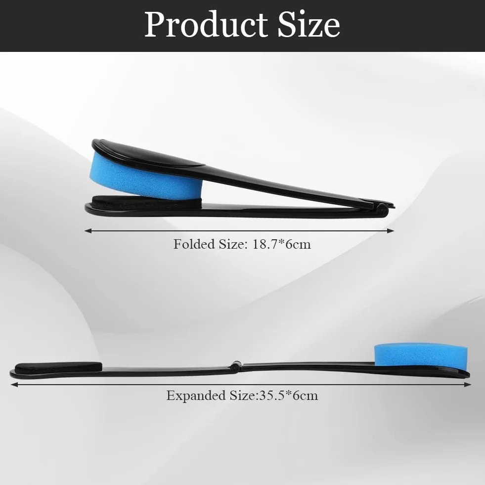 LOPHE Back Applicator, Spazzola per la Schiena per Crema Abbronzante con Doppia Testa, Applicatore Crema Schiena da Abbronzante Corpo, Create Abbronzante Naturale(Blu)