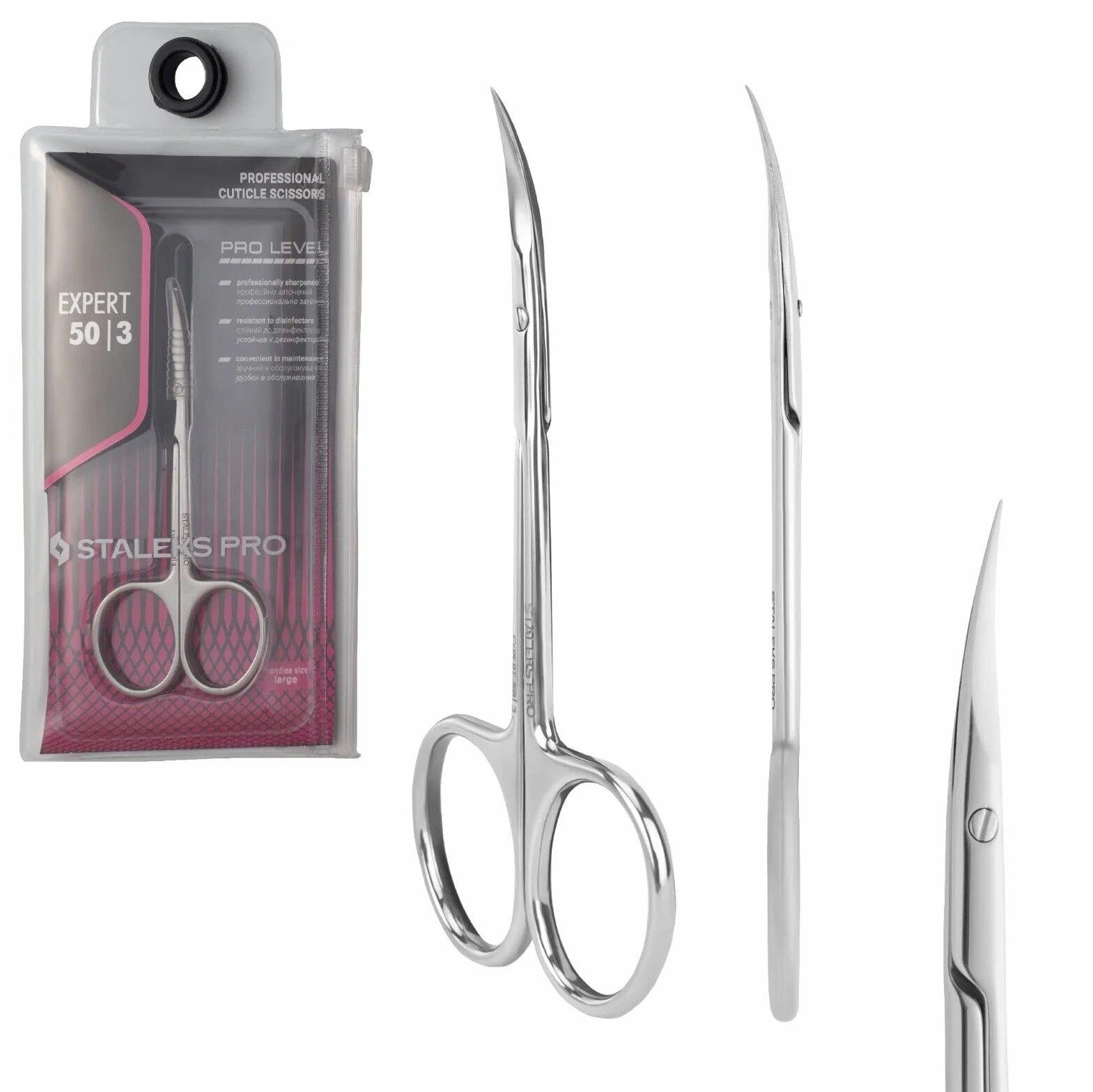 STALEKS PRO Expert Forbicine per cuticole Modello SE-50/3